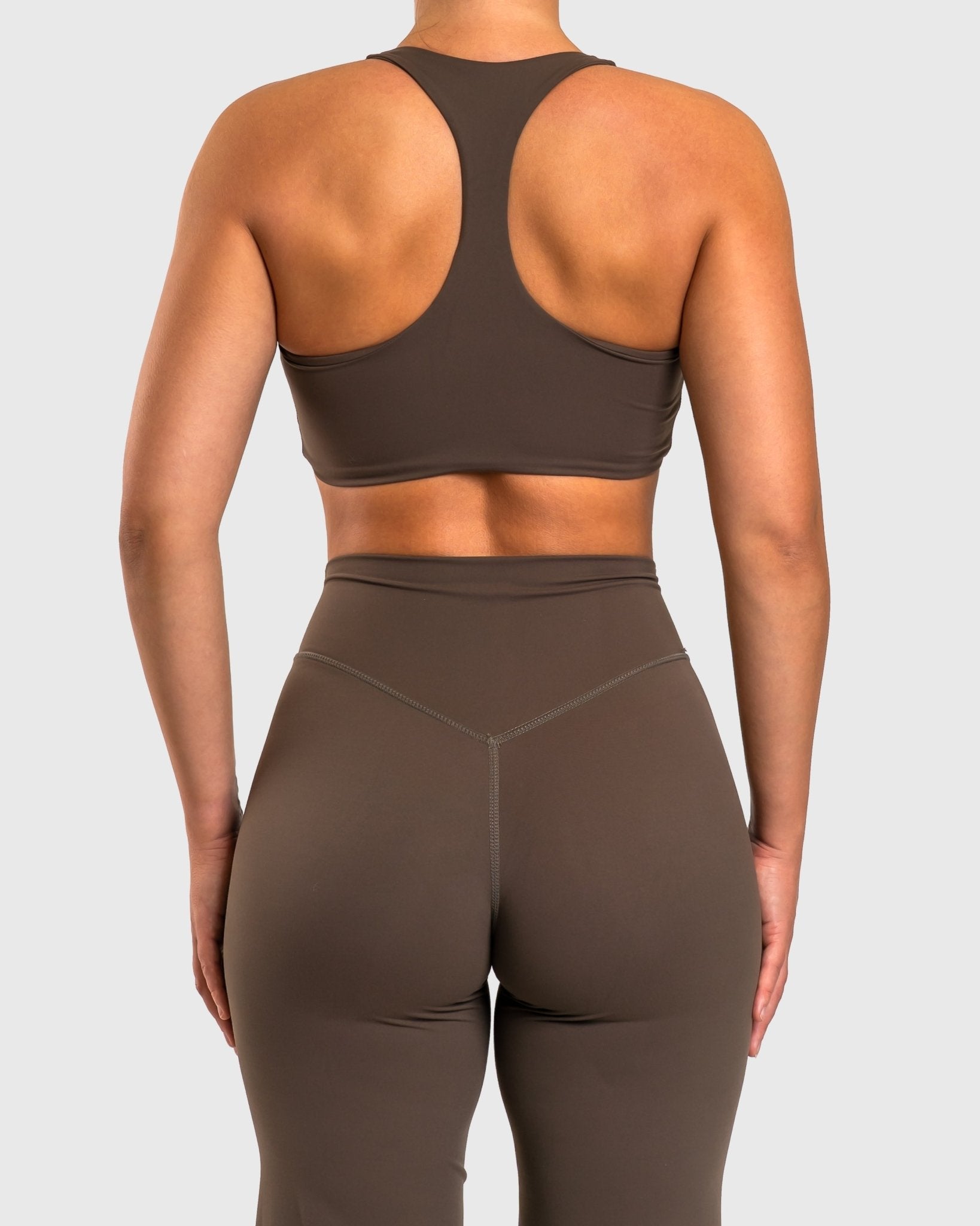 Ash Brown Divine Sports - bra - Peach Tights - Sports - Bra