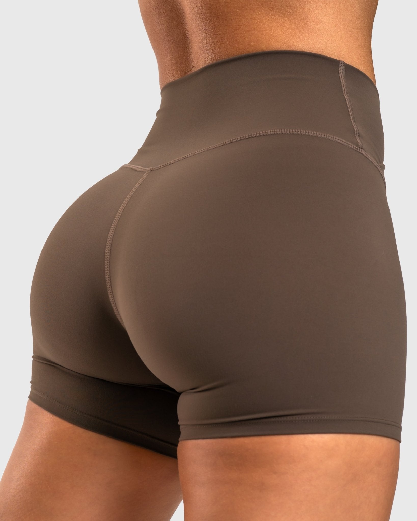 Ash Brown Divine V - waist Shorts - Peach Tights - Tights