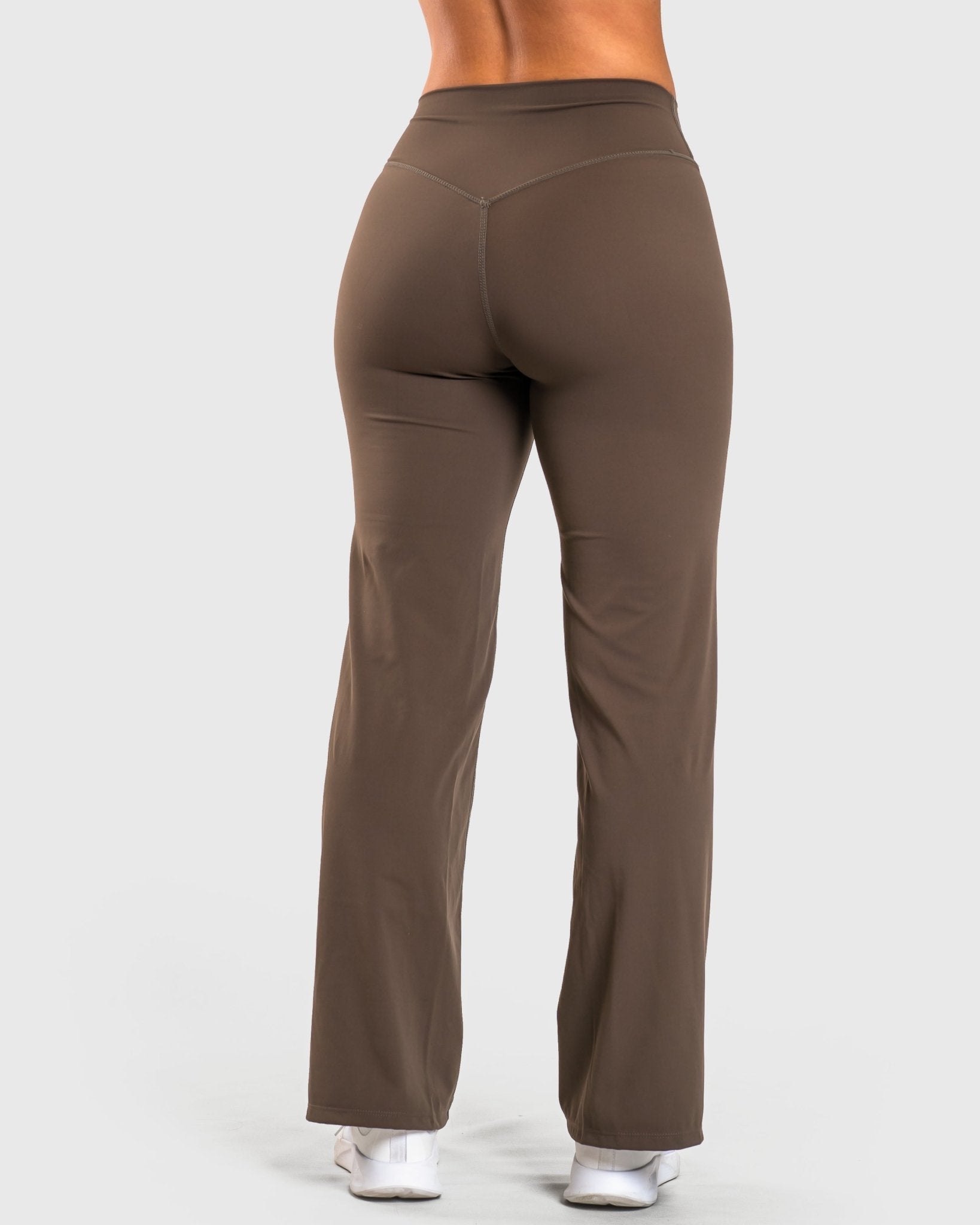 Ash Brown Divine Yoga Pants - Peach Tights - Tights