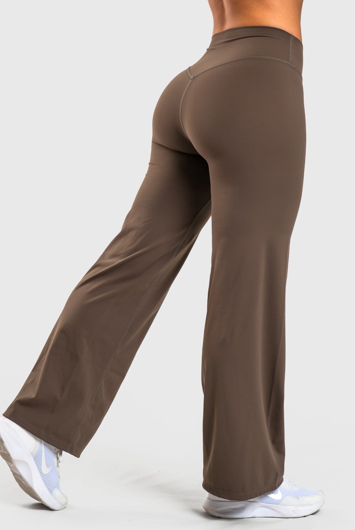 Ash Brown Divine Yoga Pants - Peach Tights - Tights