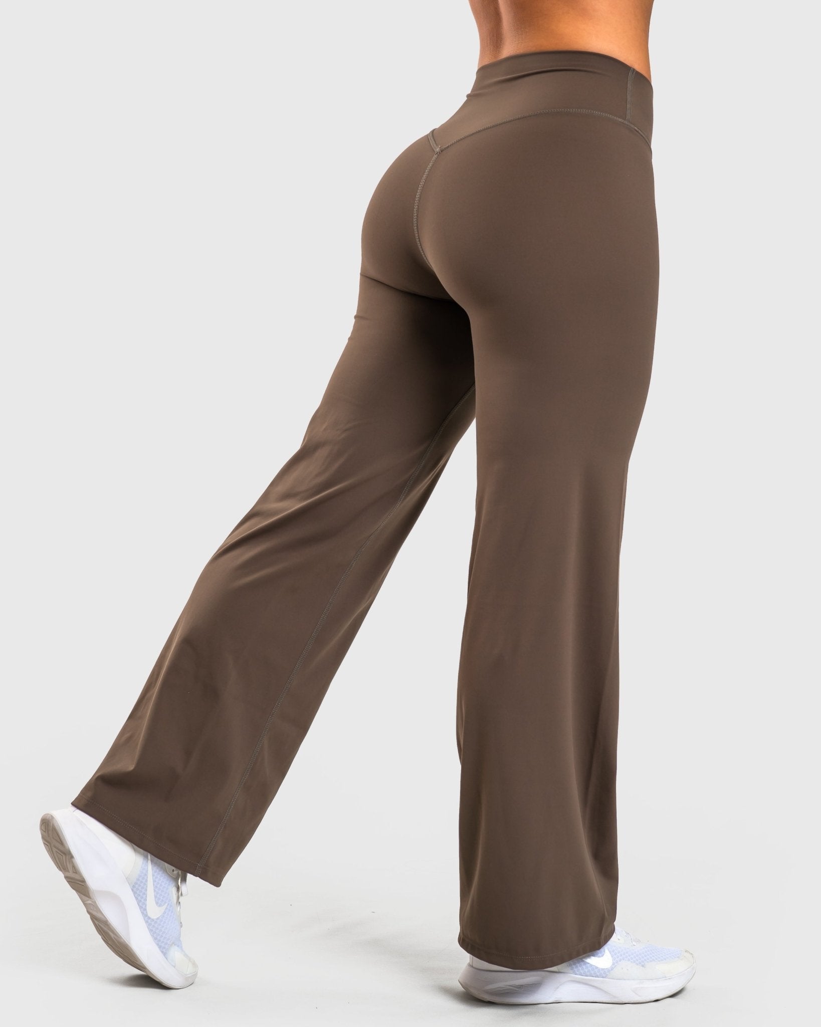 Ash Brown Divine Yoga Pants - Peach Tights - Tights
