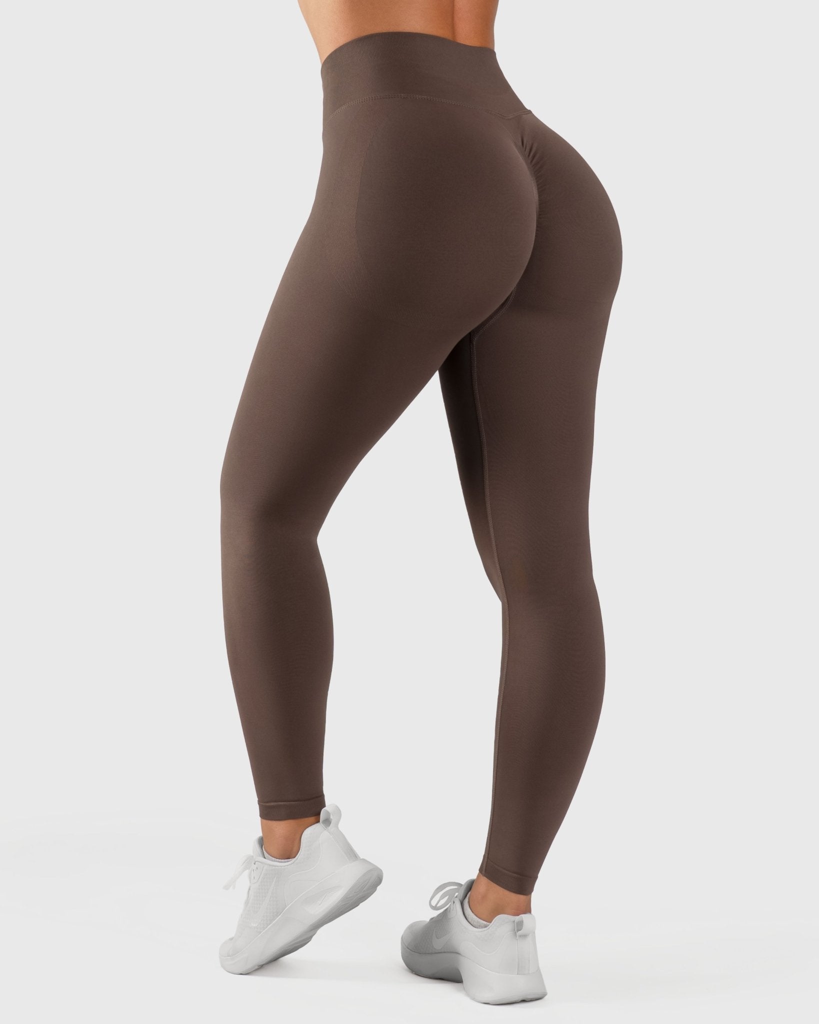 Ash Brown Vivid Tights - Peach Tights - Tights