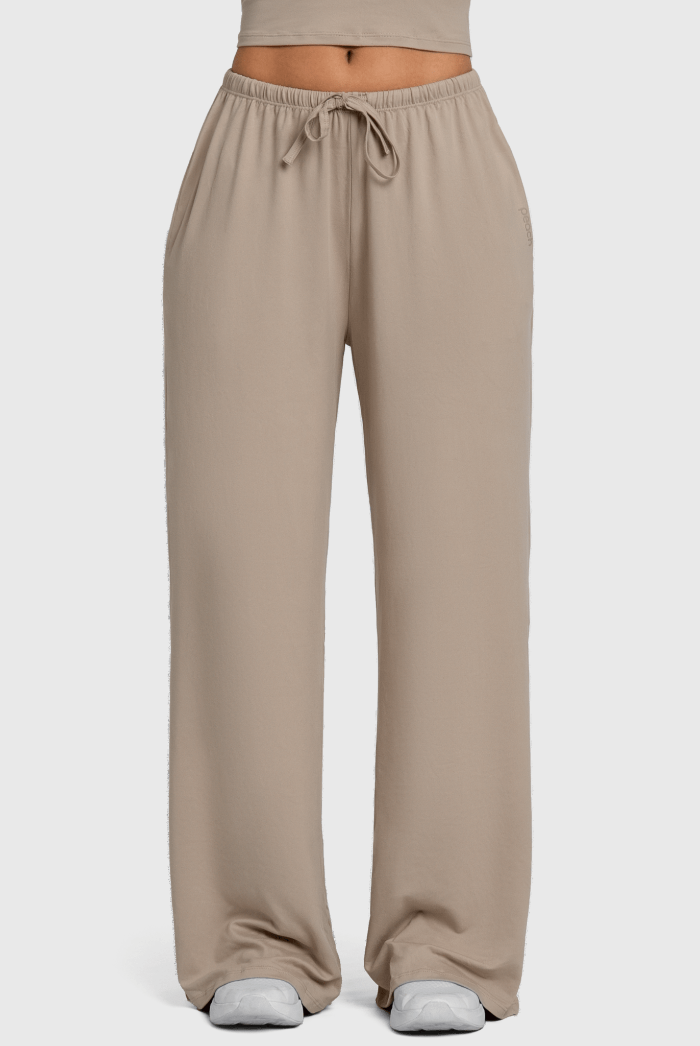 Beige Lounge Pants - Peach Tights - Sweatpants