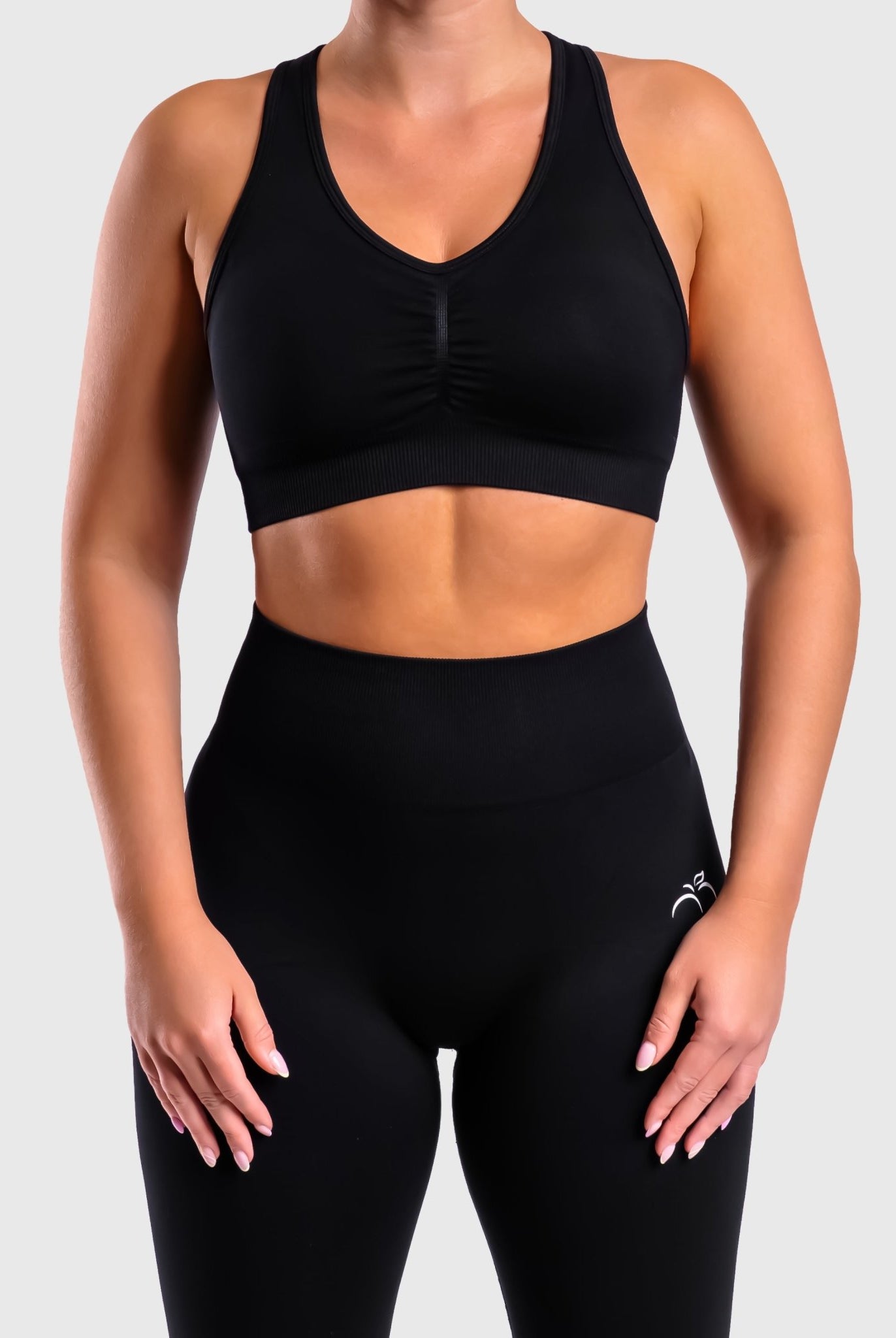 Black Classic Deluxe Sports - bra - Peach Tights - Sports - Bra