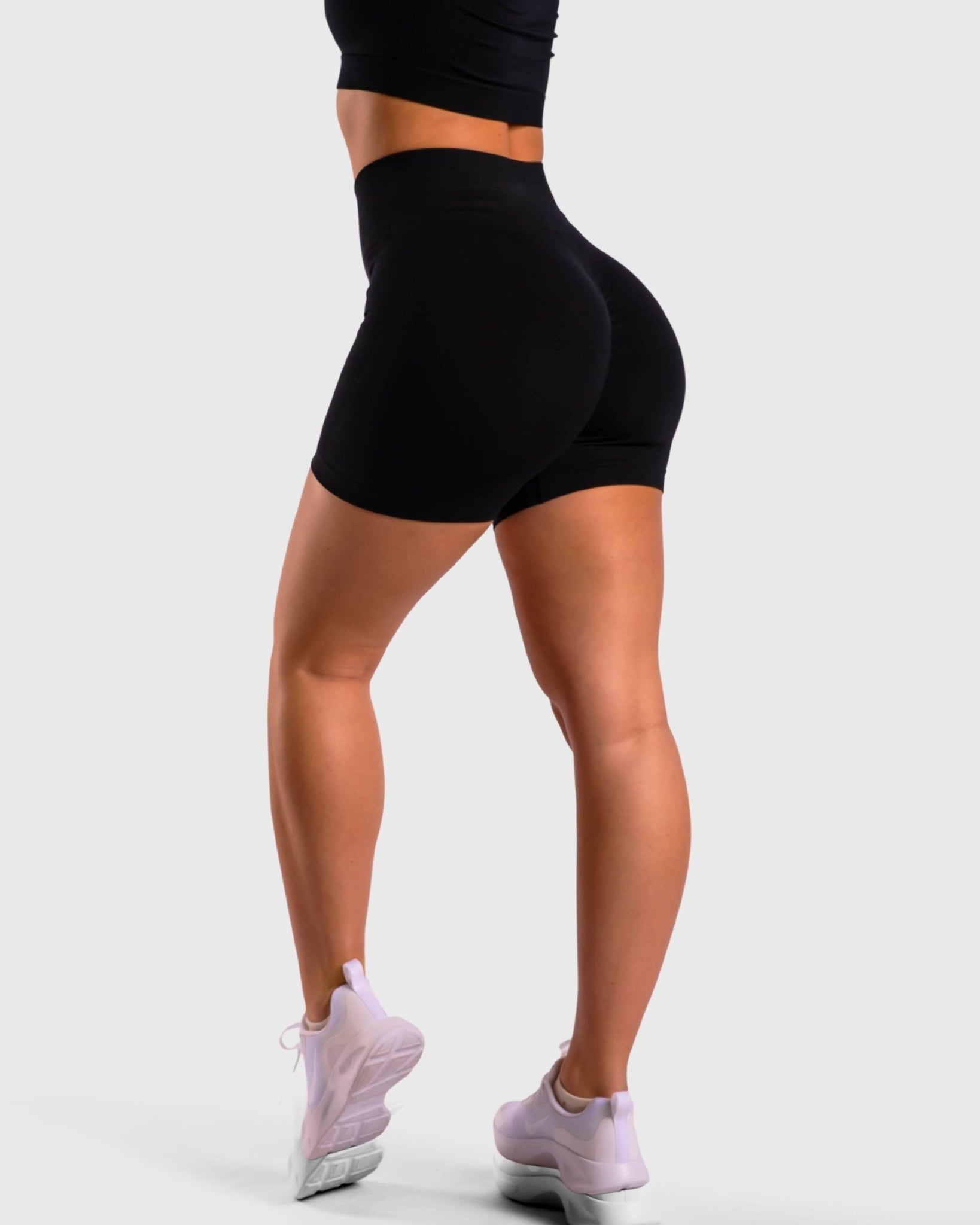 Black Deluxe Shorts - Peach Tights - Shorts