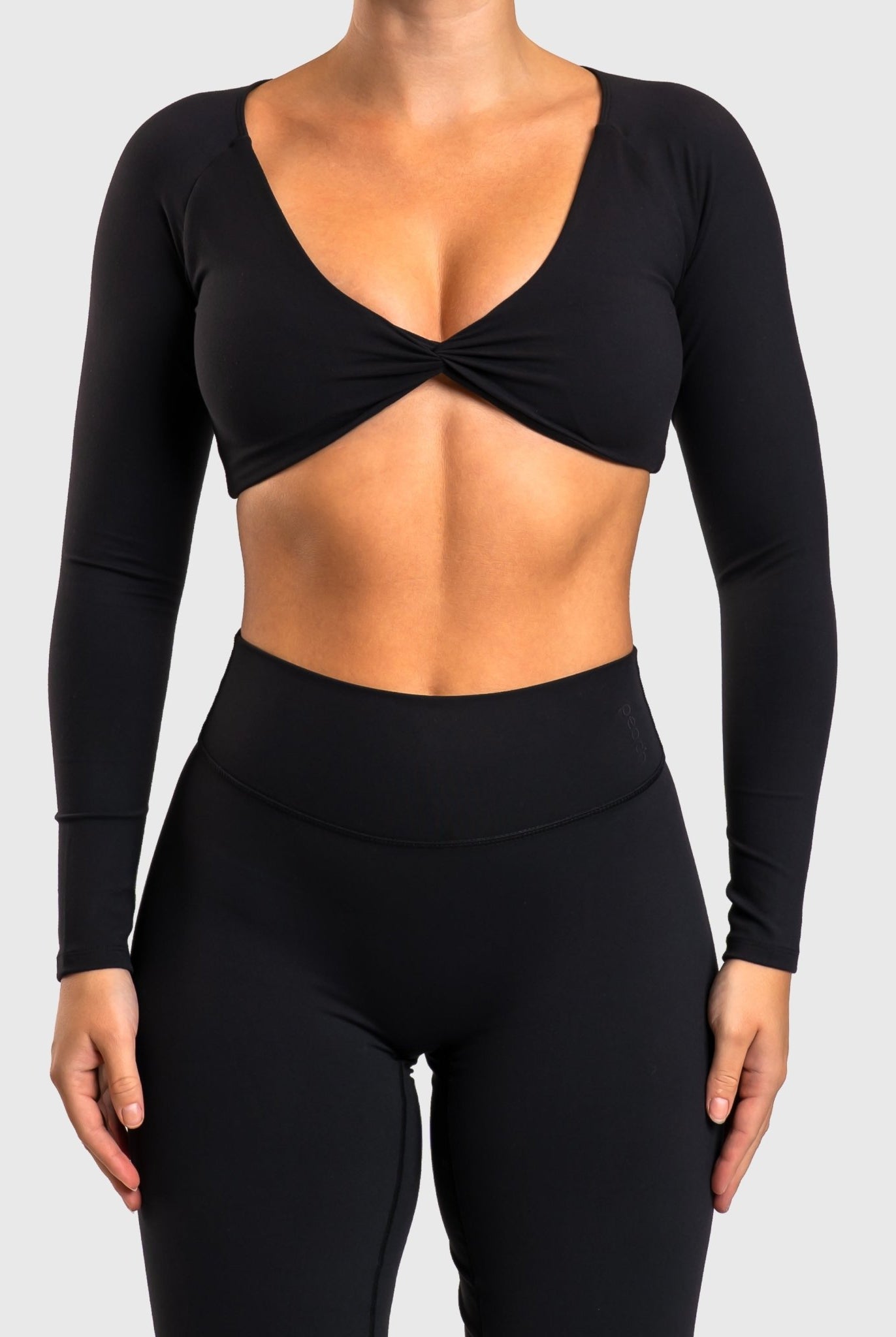 Black Divine Long Sleeve - Peach Tights - Jacket