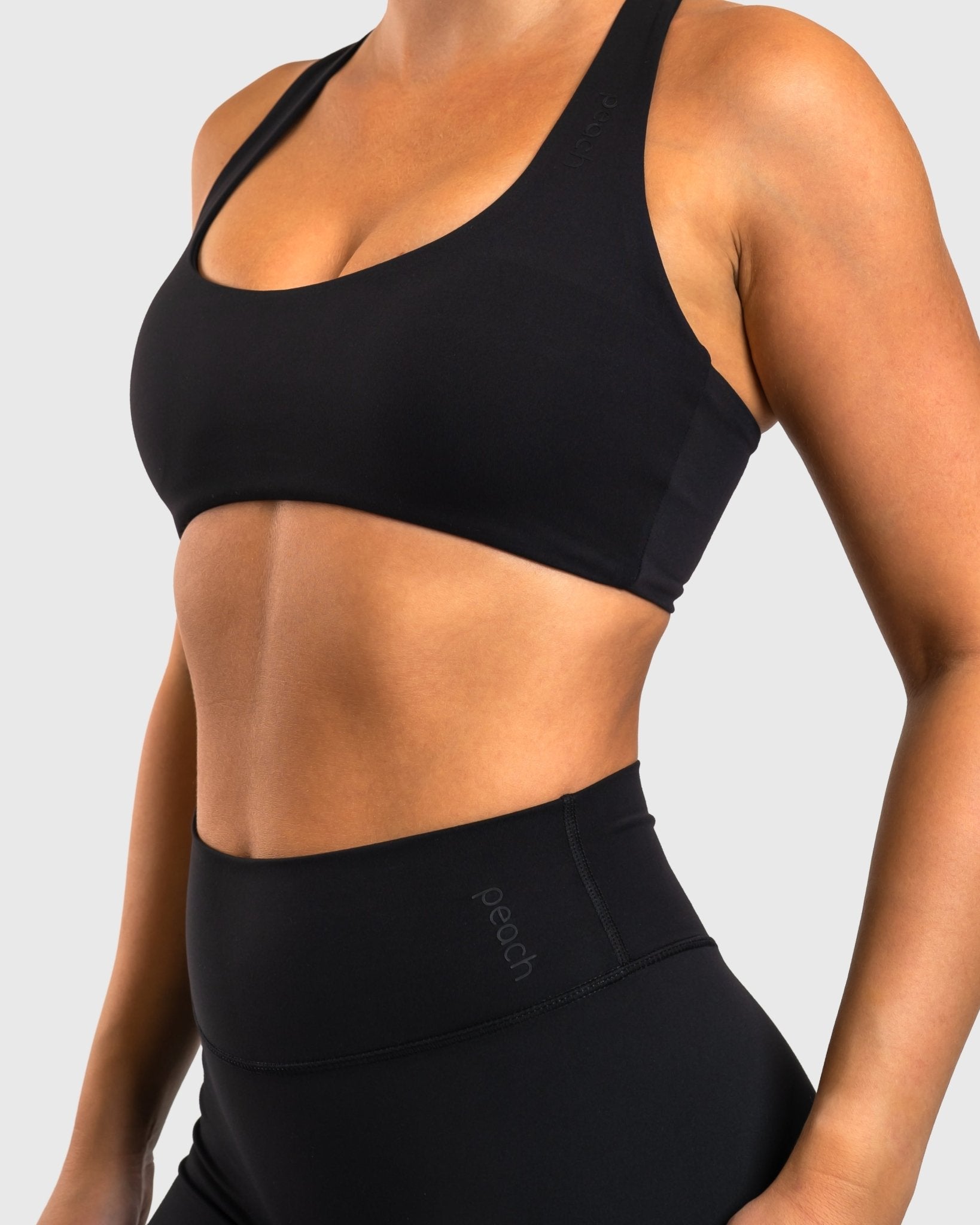 Black Divine Sports - bra - Peach Tights - Sports - Bra