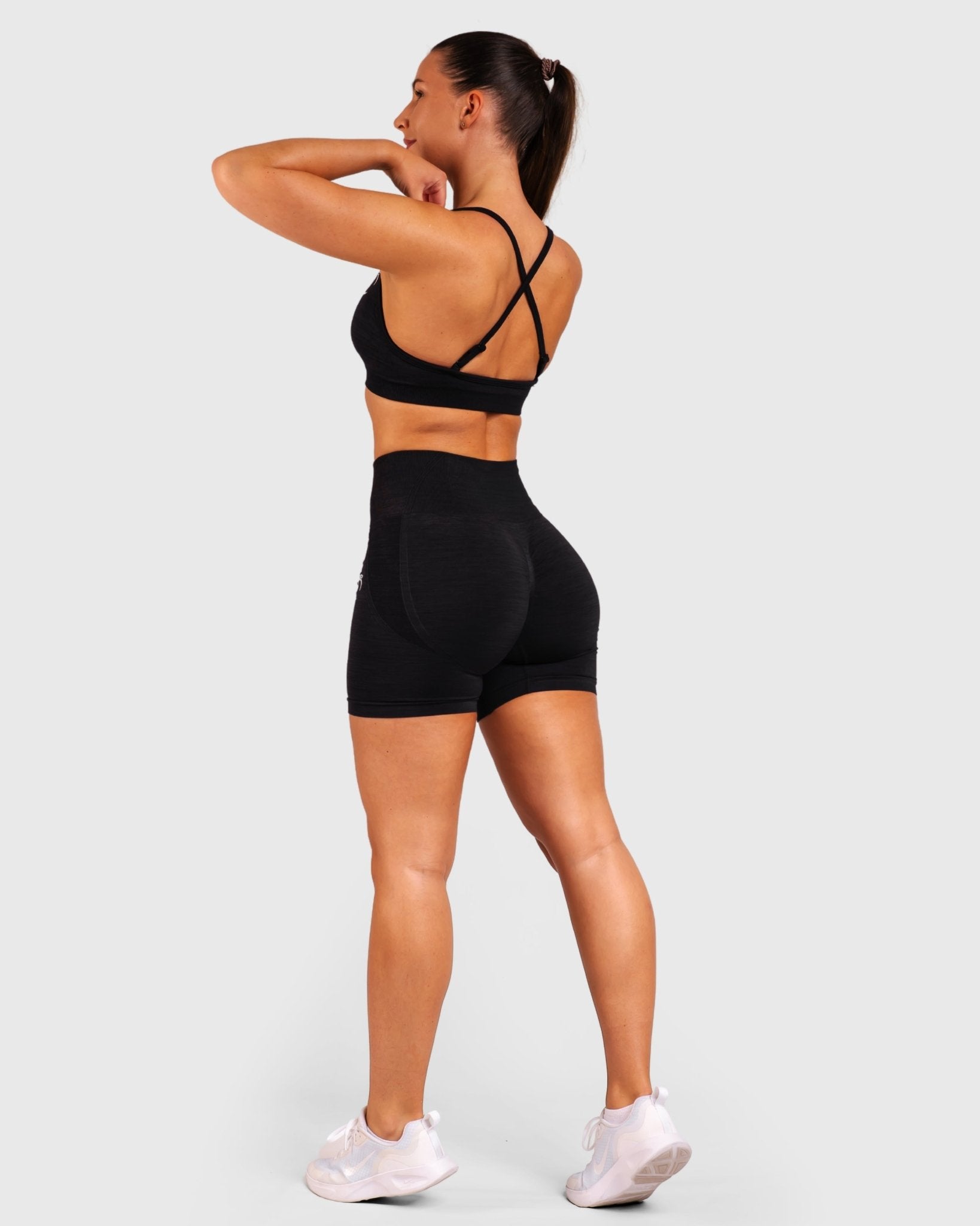Black Elevate Sports - bra - Peach Tights - Sports - Bra