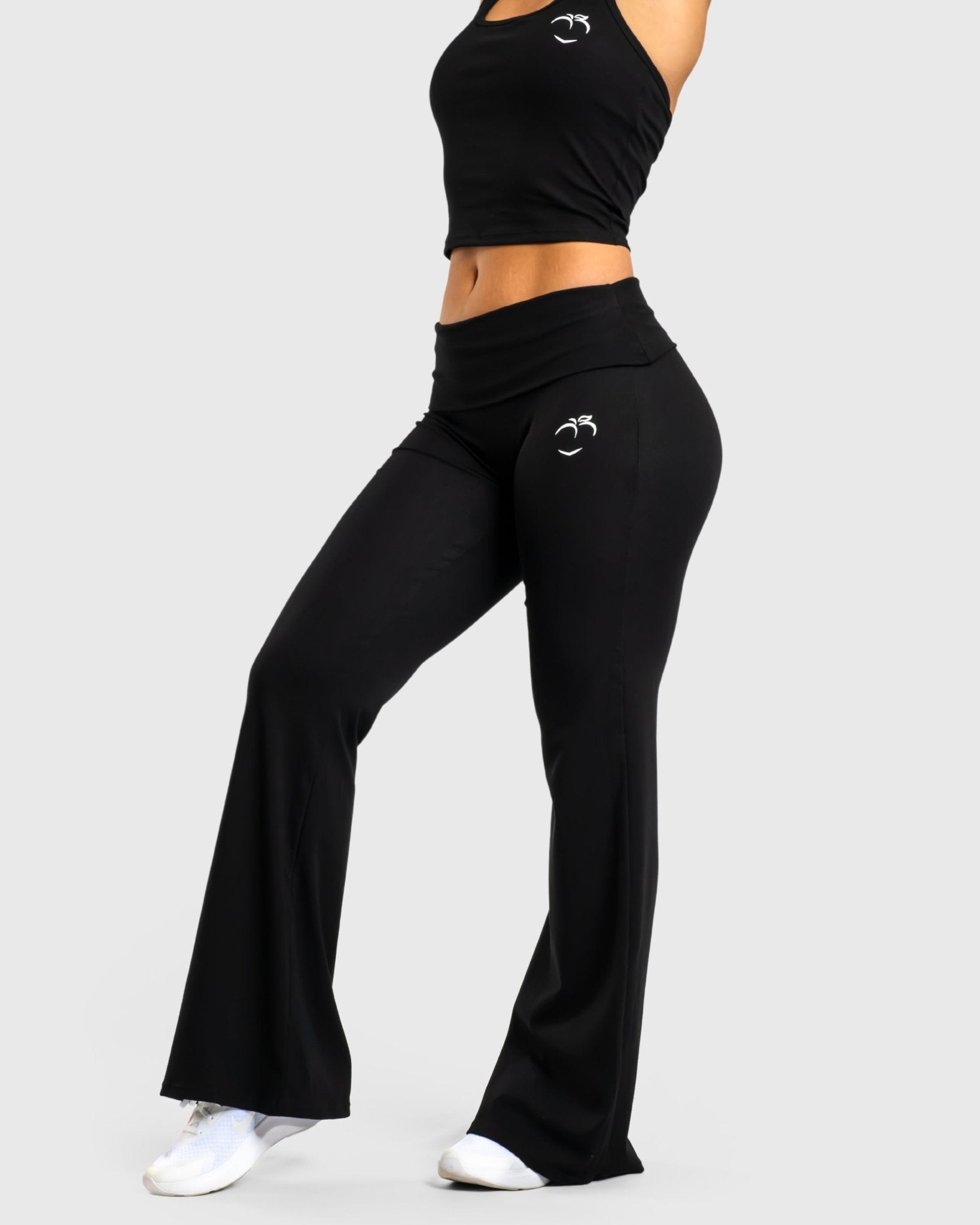 Black Flow Yoga - Peach Tights - Tights