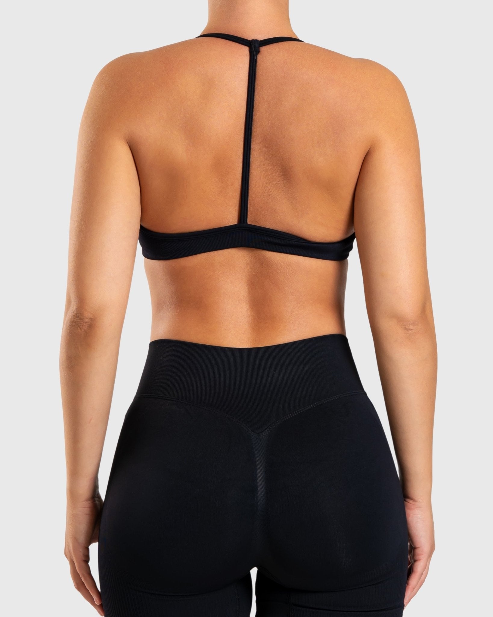 Black Ignite Sports - bra - Peach Tights - Sports - Bra