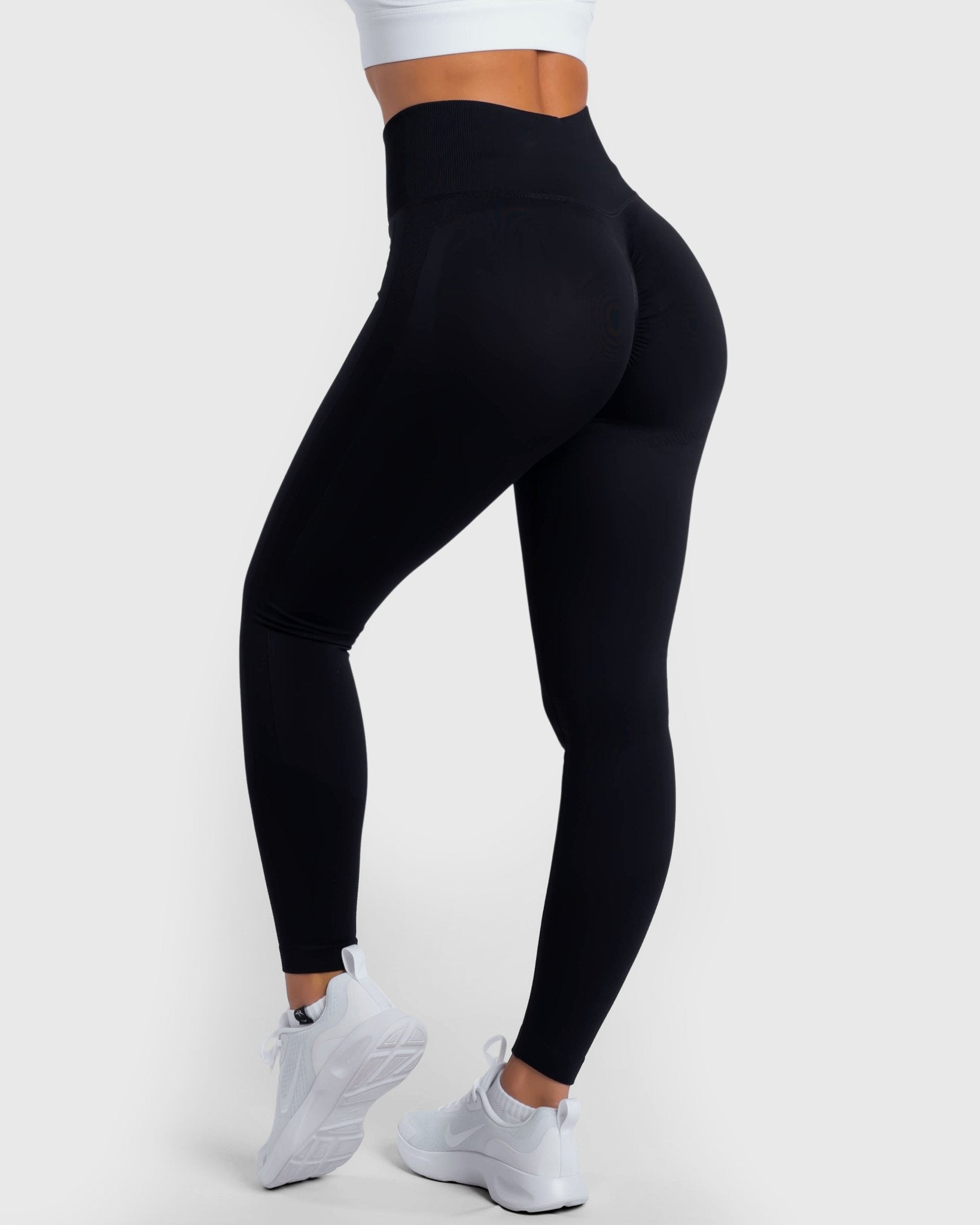 Black Lux Seamless Tights - Peach Tights - Tights