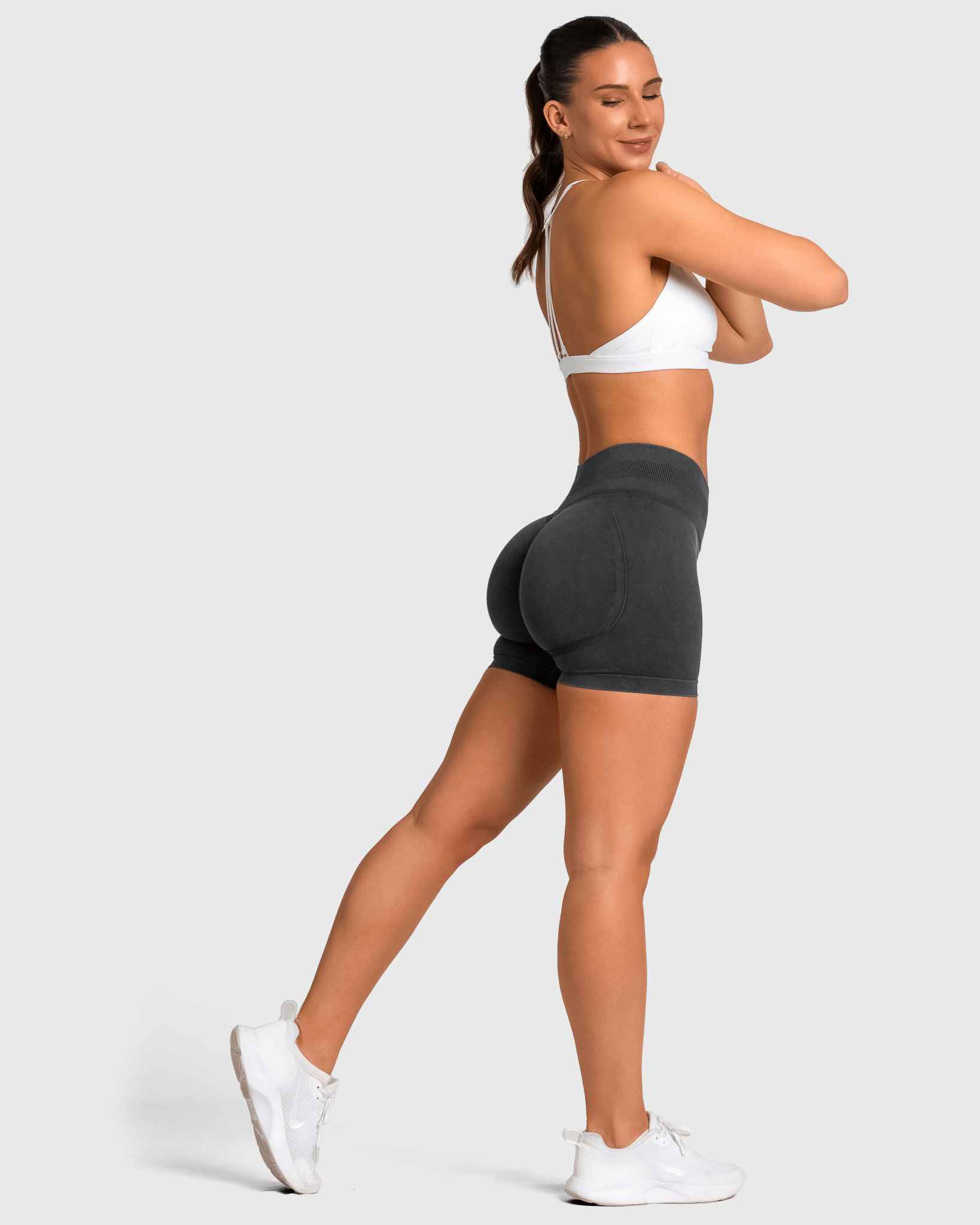 Black Mist Shorts - Peach Tights - Shorts