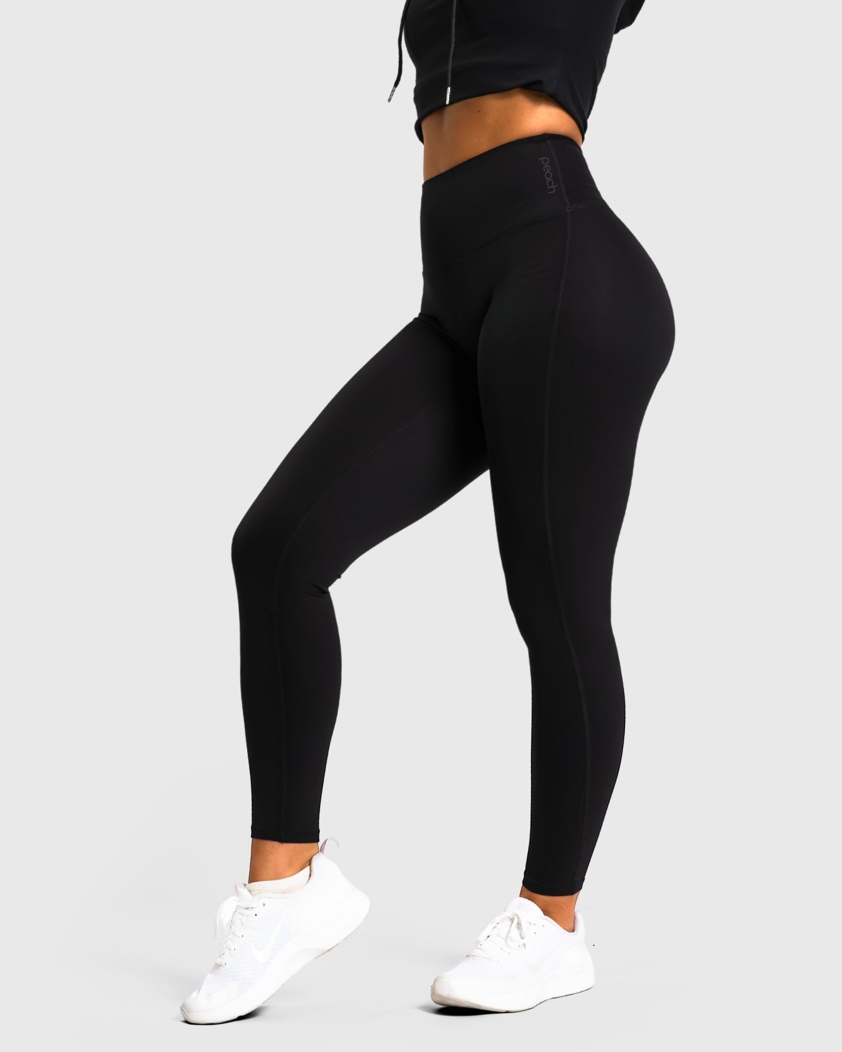 Black Serenity Tights - Peach Tights - Tights