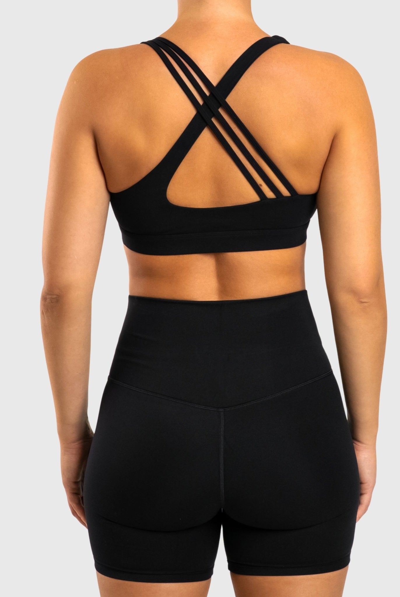 Black Softelle Sports - bra - Peach Tights - Sports - Bra