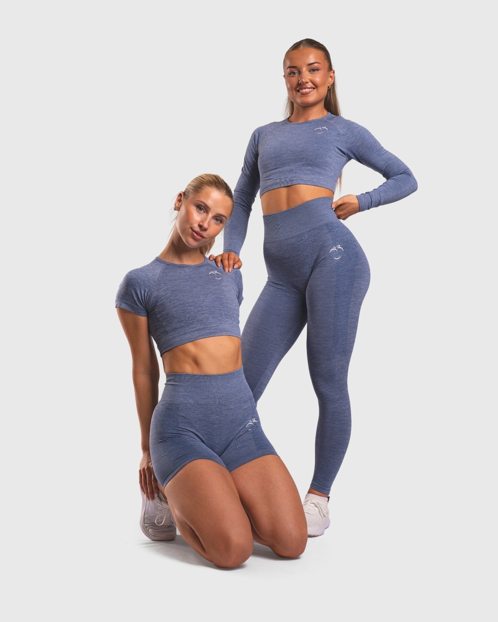 Blue Deluxe Mid Waist - Peach Tights - Tights