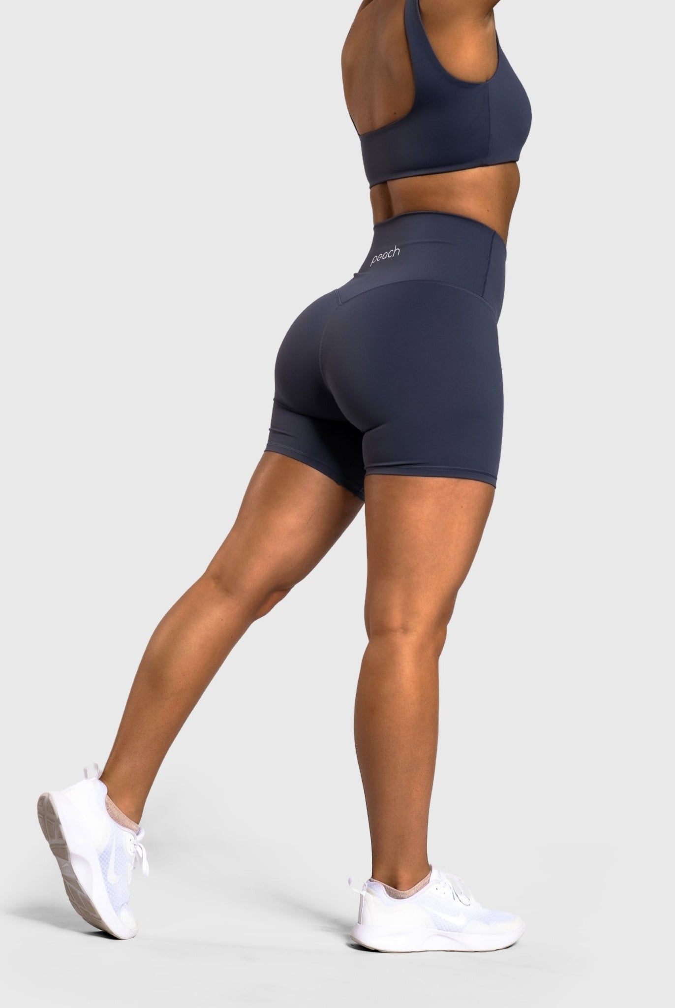 Blue Refine Shorts - Peach Tights - Shorts