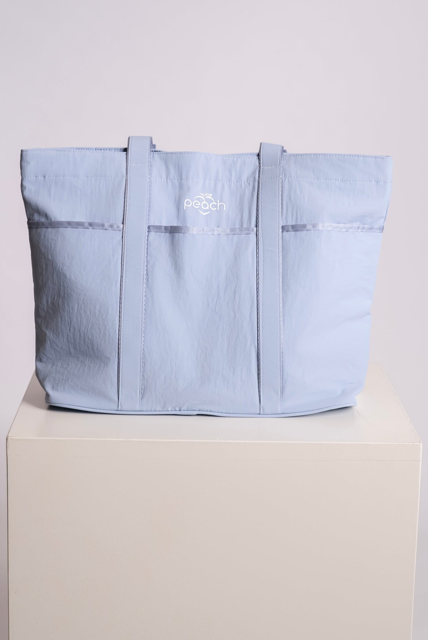 Blue Tote Bag - Peach Tights - Bag