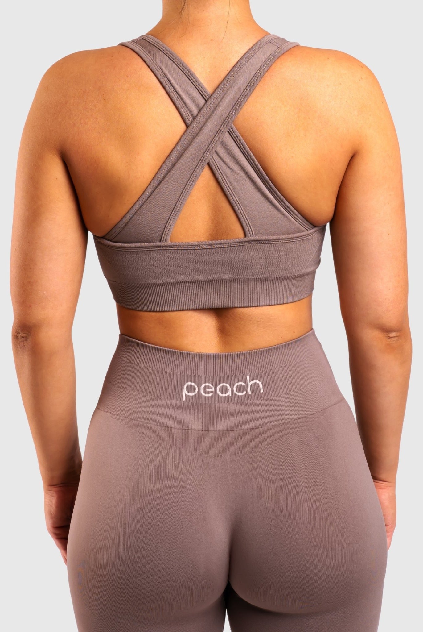 Brown Ease Sports - bra - Peach Tights - Sports - Bra