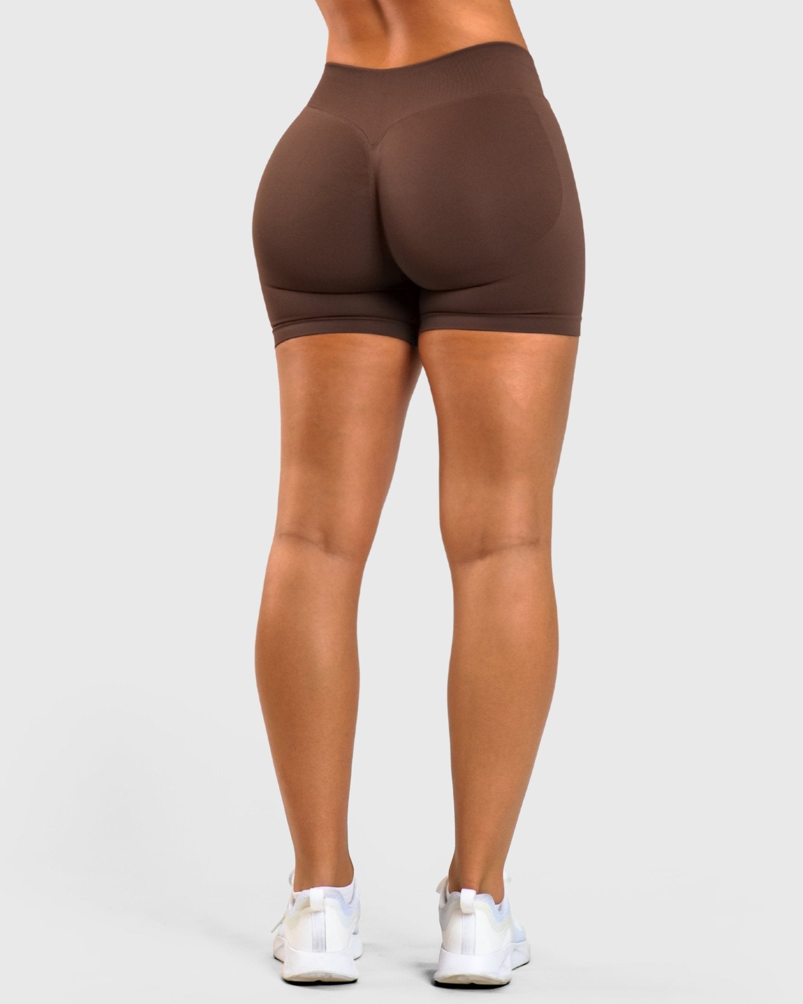 Brown Shaping Shorts - Peach Tights - Shorts