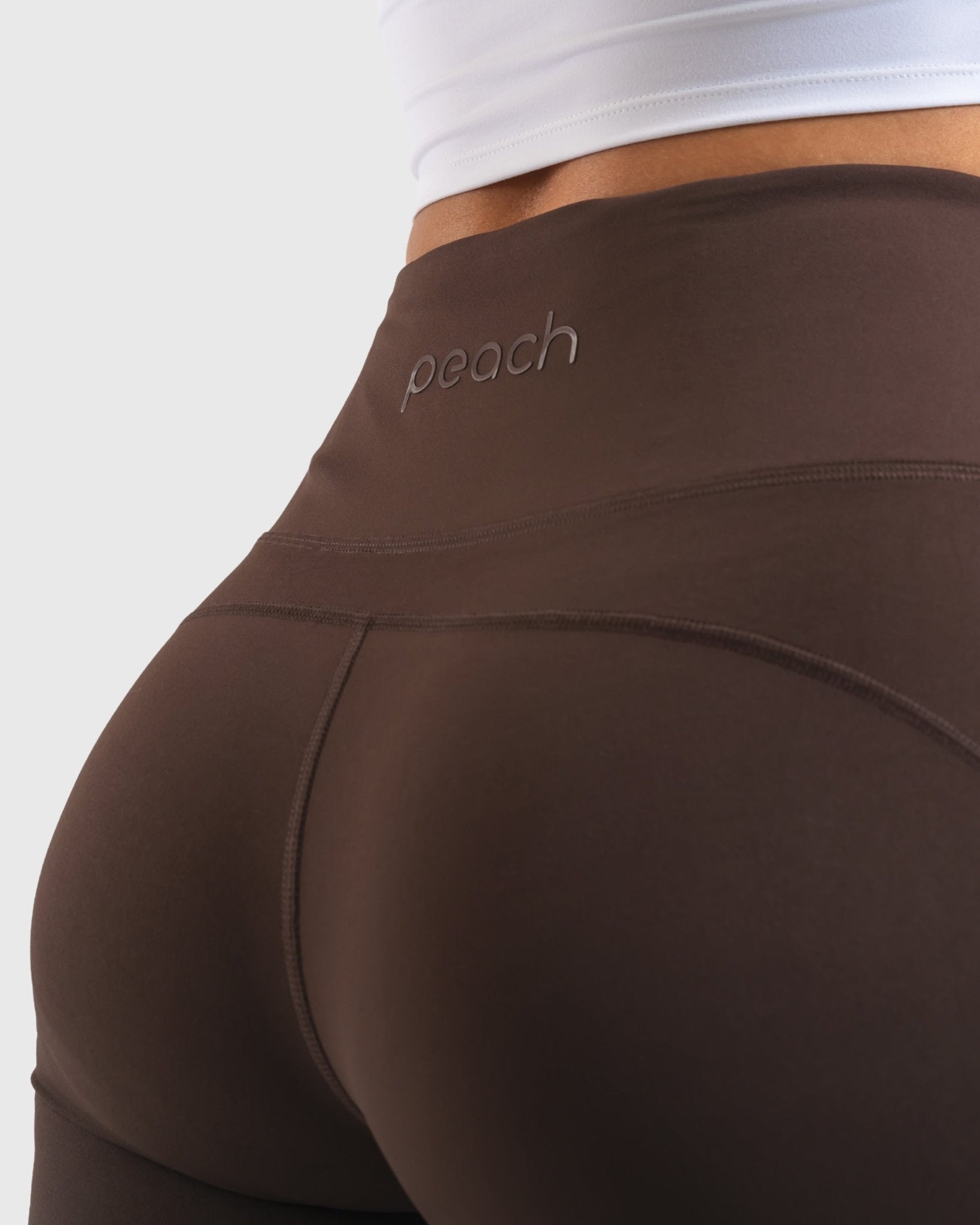 Espresso Flared Yoga - Peach Tights - Tights