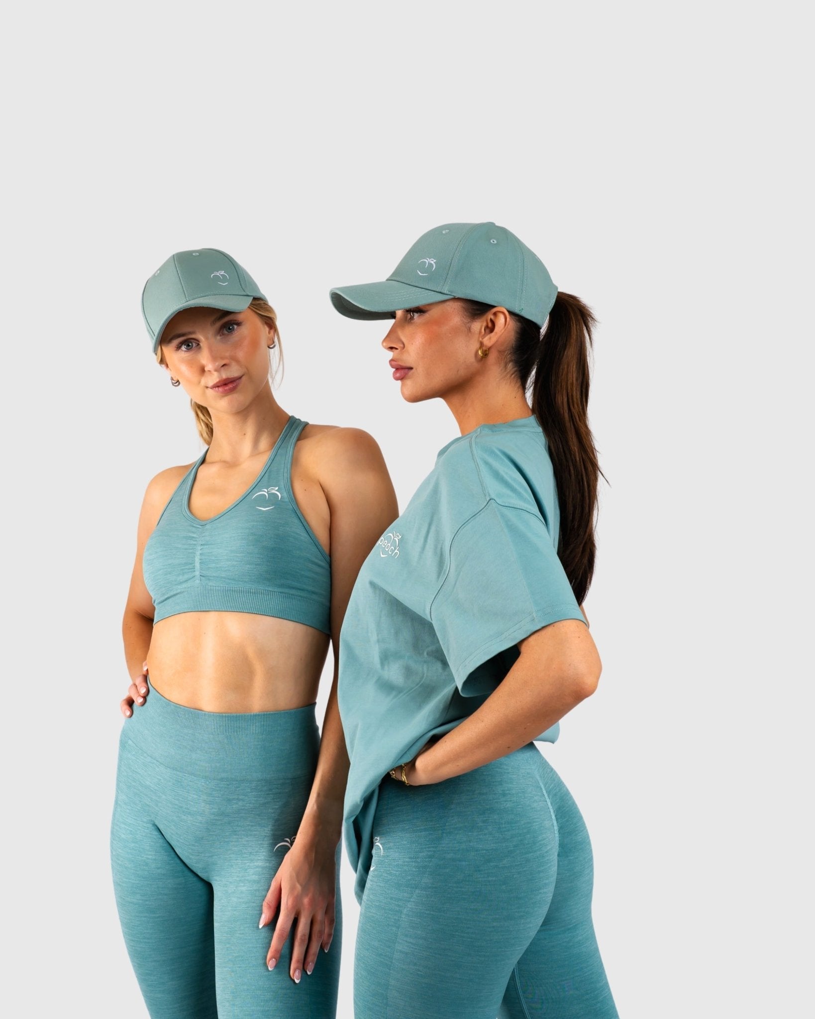 Green Ease Caps - Peach Tights - Caps