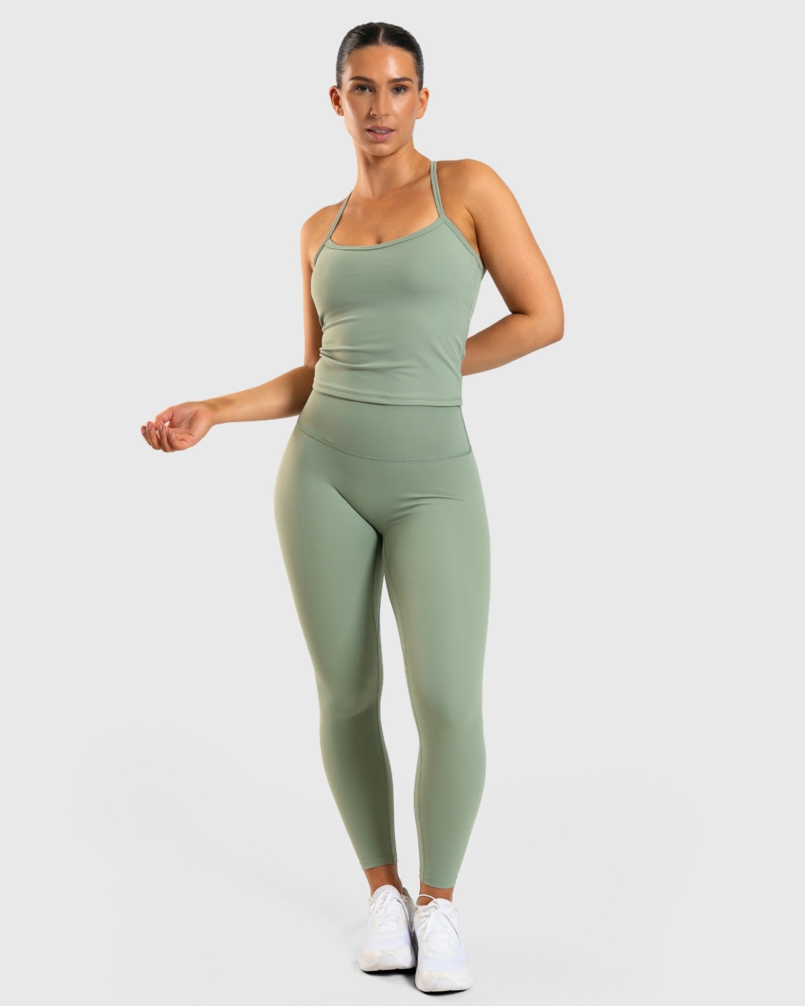 Green Noiré Tights - Peach Tights - Tights
