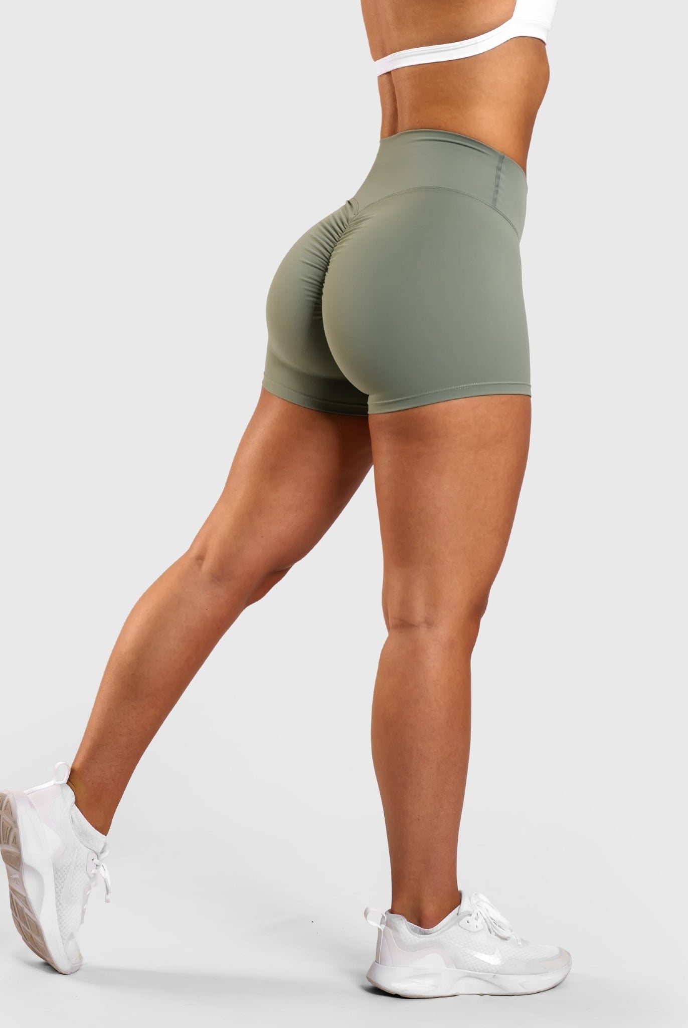 Green Spire Shorts - Peach Tights - Shorts