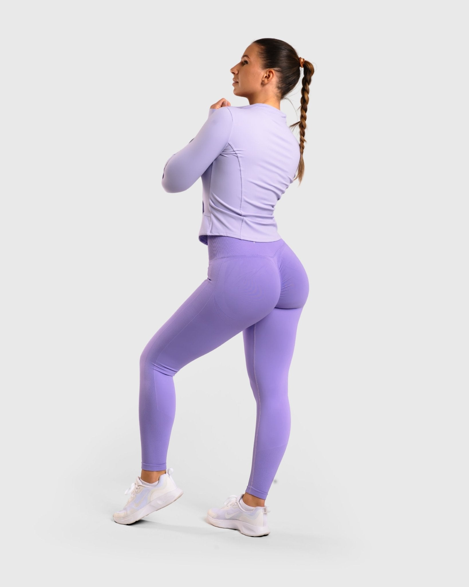 Lavender Curve Jacket - Peach Tights - Jacket