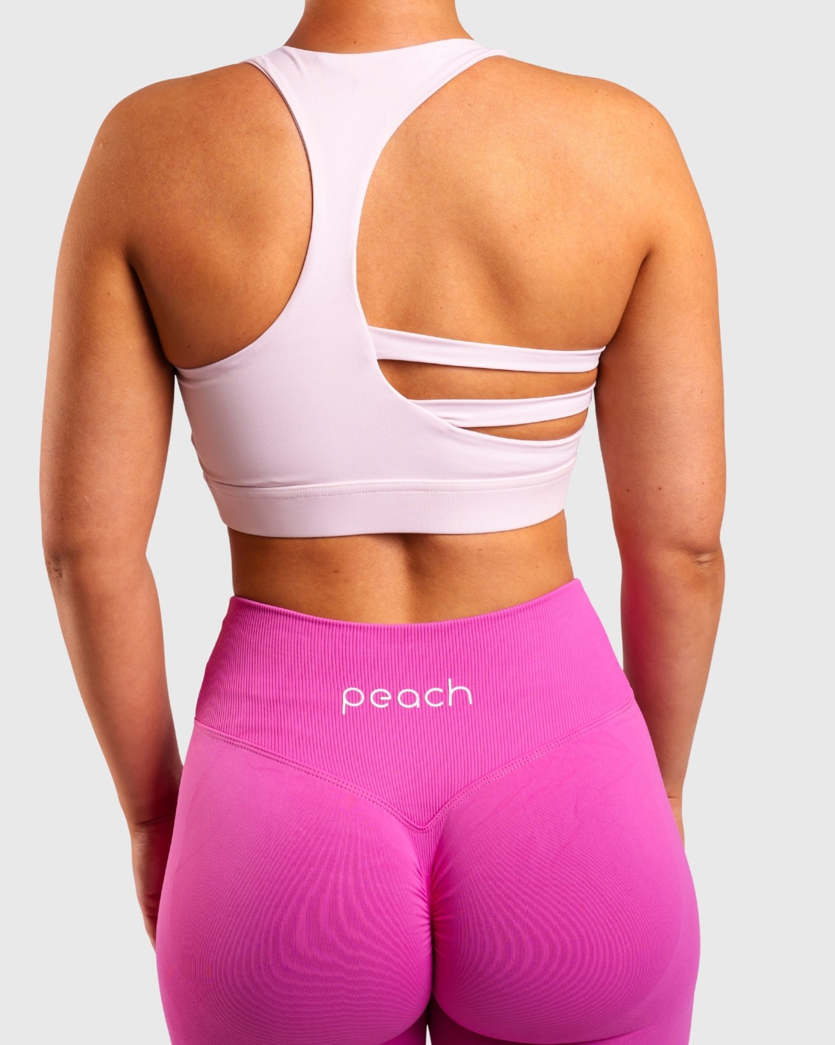 Light Pink Revive Sports - bra - Peach Tights - Sports - Bra