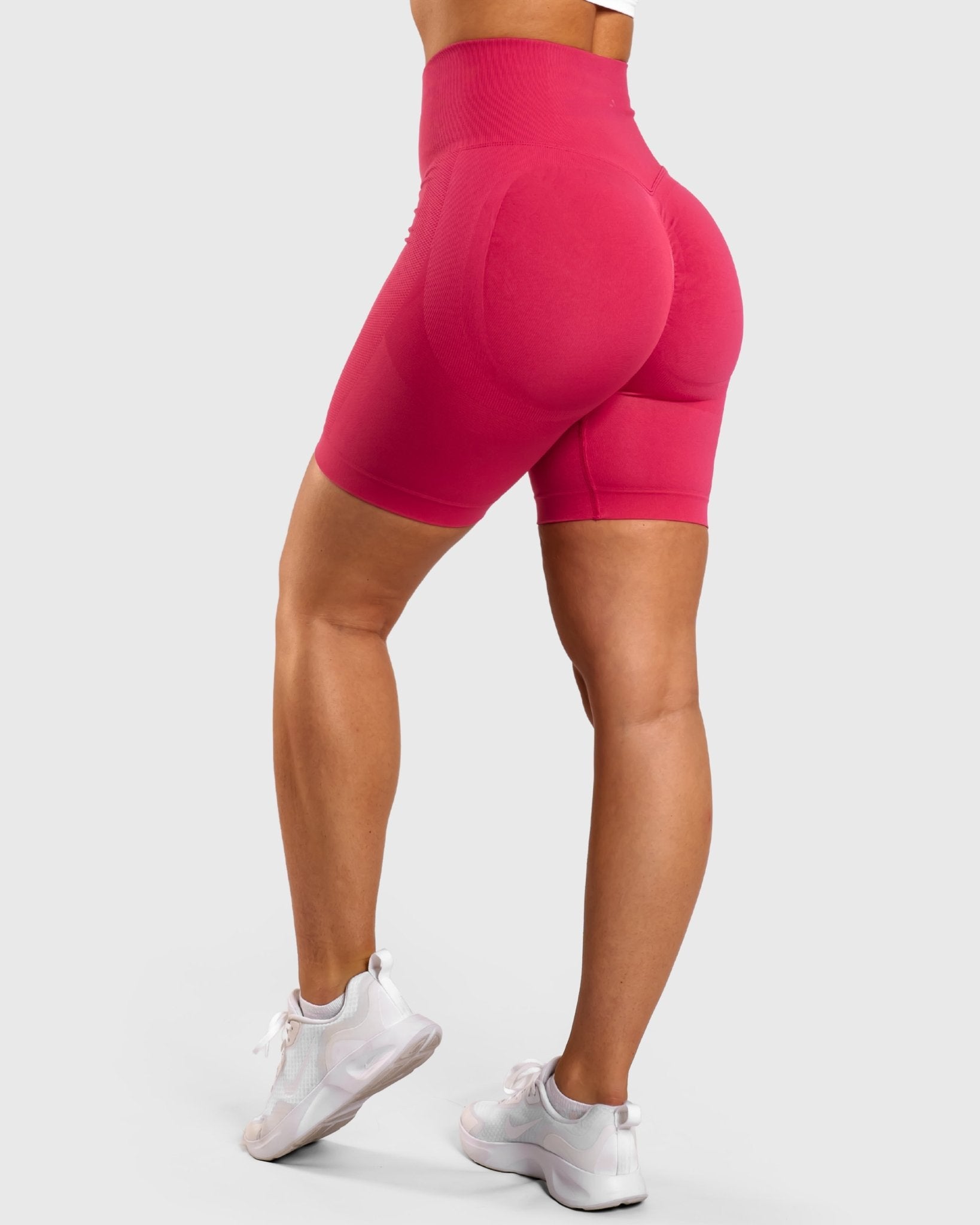 Pink Solid Shorts - Peach Tights - Shorts