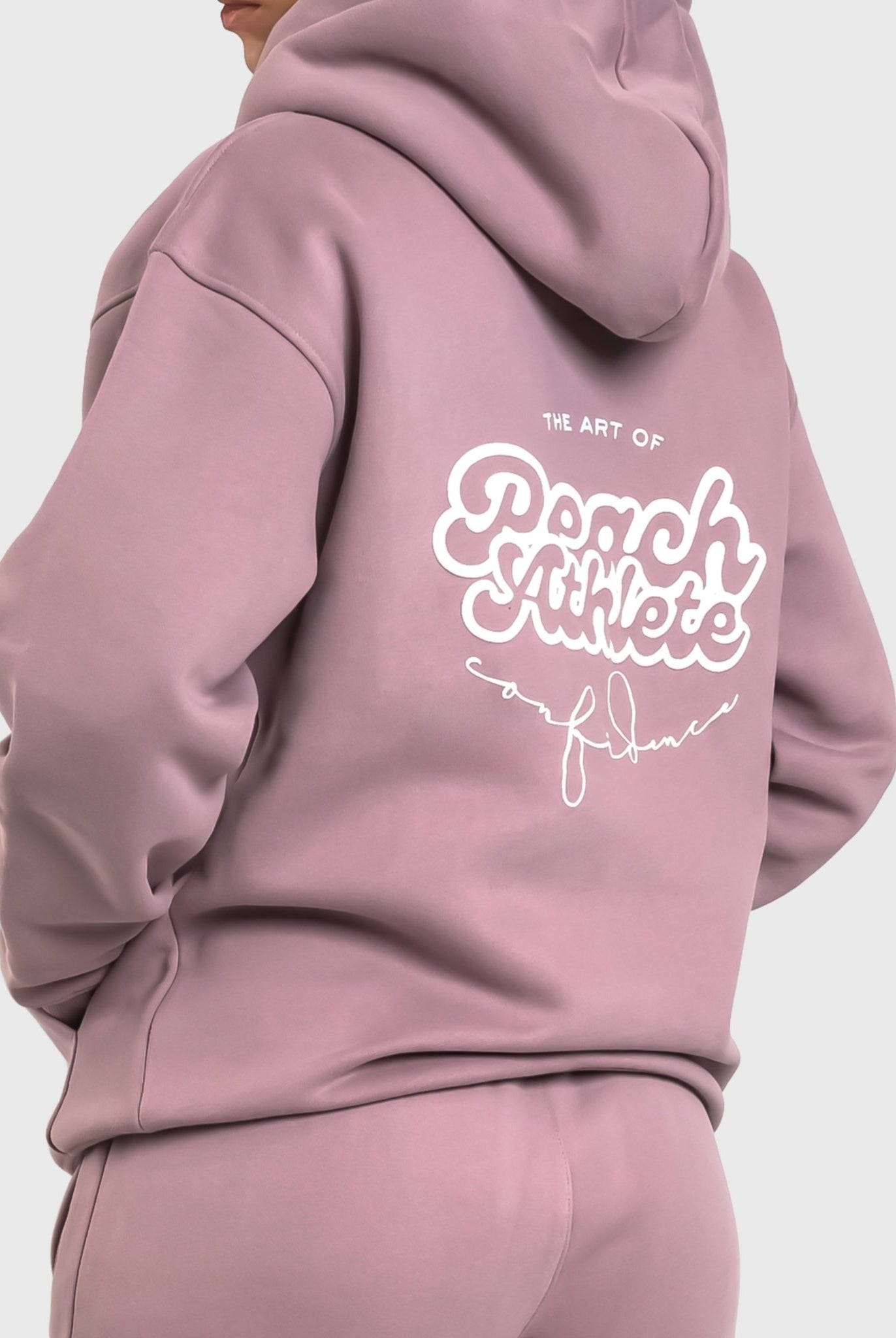 Plum Haze Hoodie - Peach Tights - Hoodie