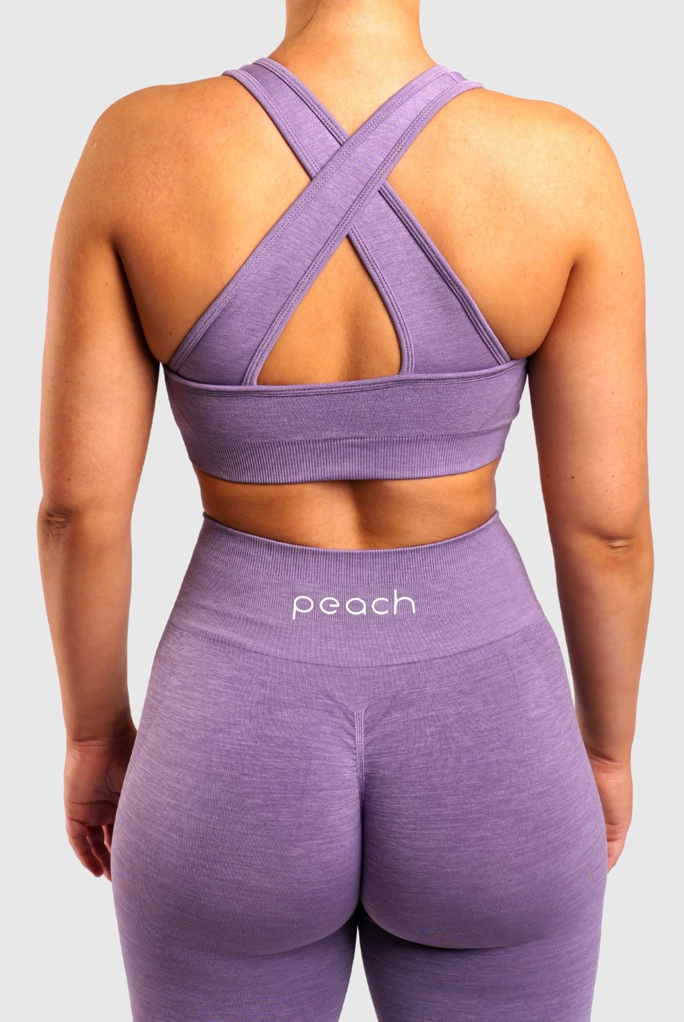Purple Ease Sports - bra - Peach Tights - Sports - Bra