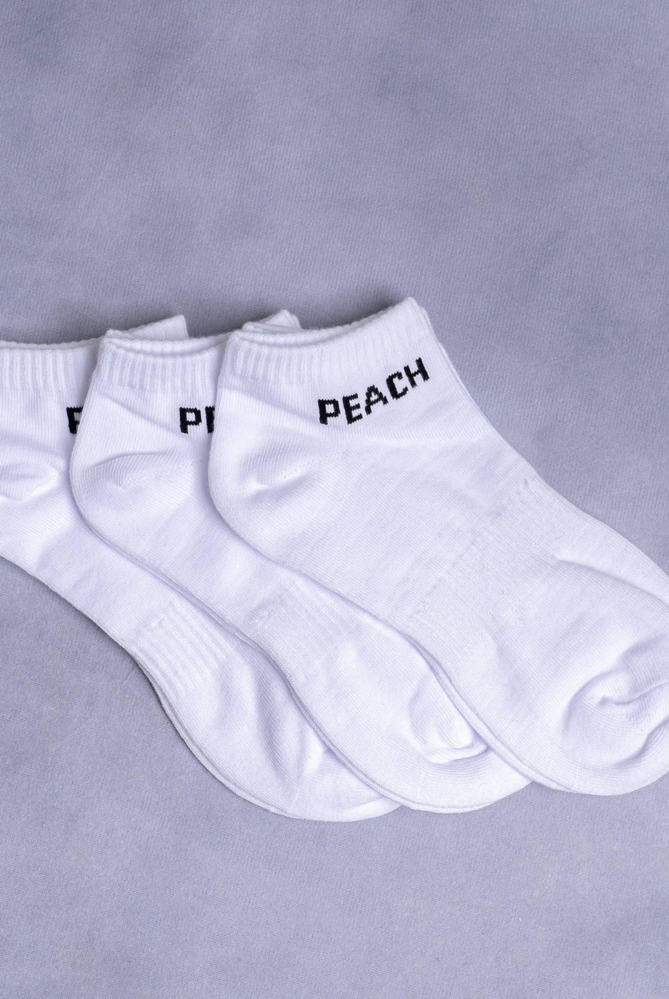 White Ankle Training Socks - Peach Tights - Socks