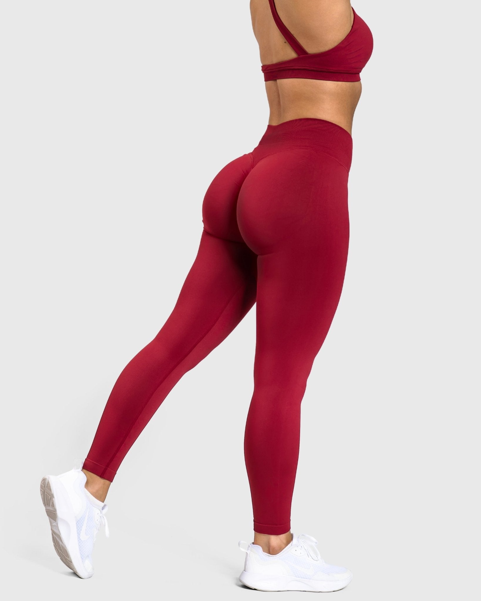 Wine Red Essence Tights - Peach Tights - Tights