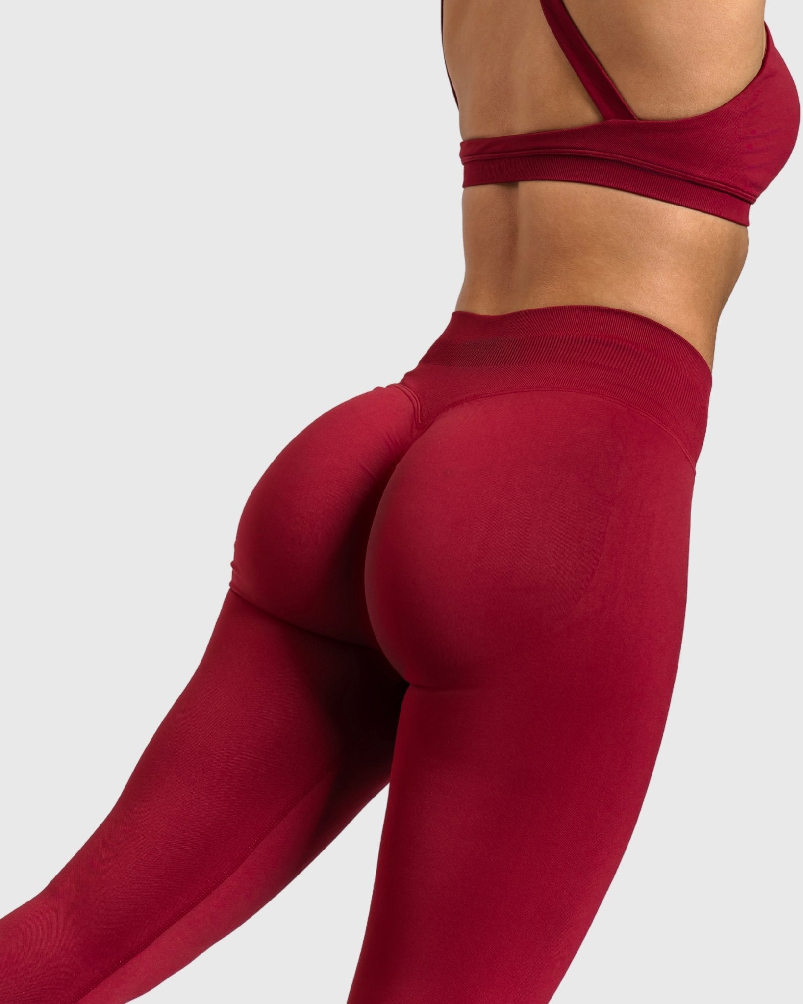 Wine Red Essence Tights - Peach Tights - Tights
