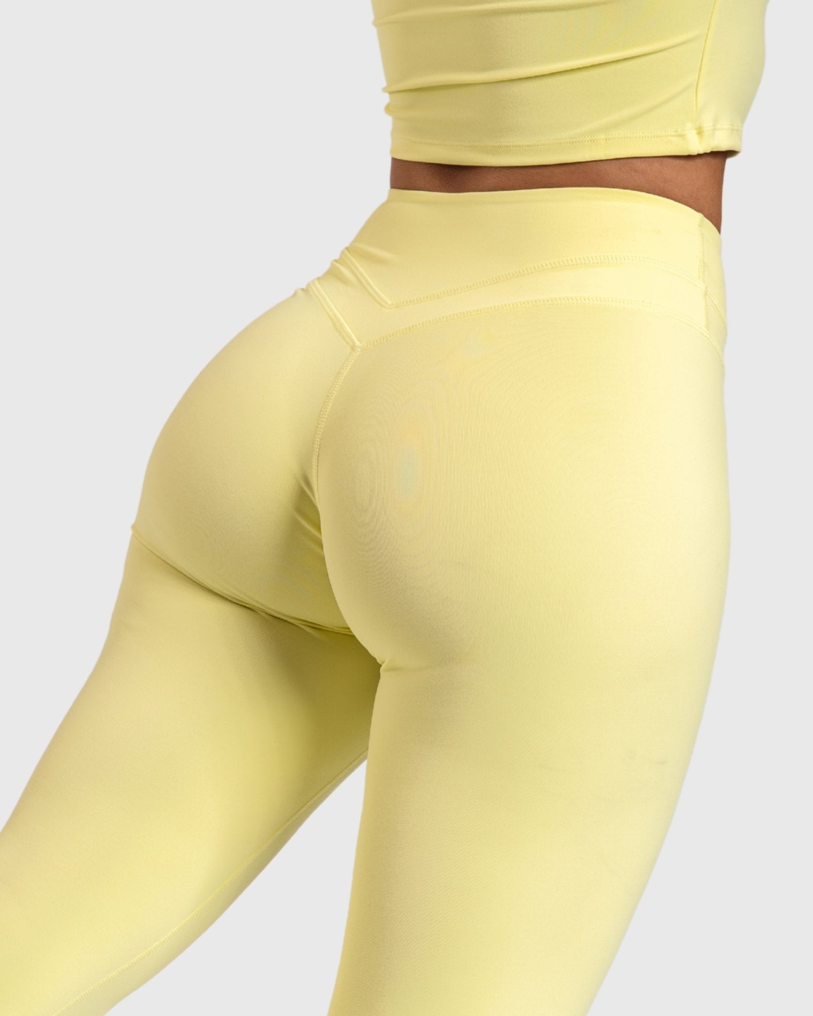 Yellow Velocity Tights - Peach Tights - Tights