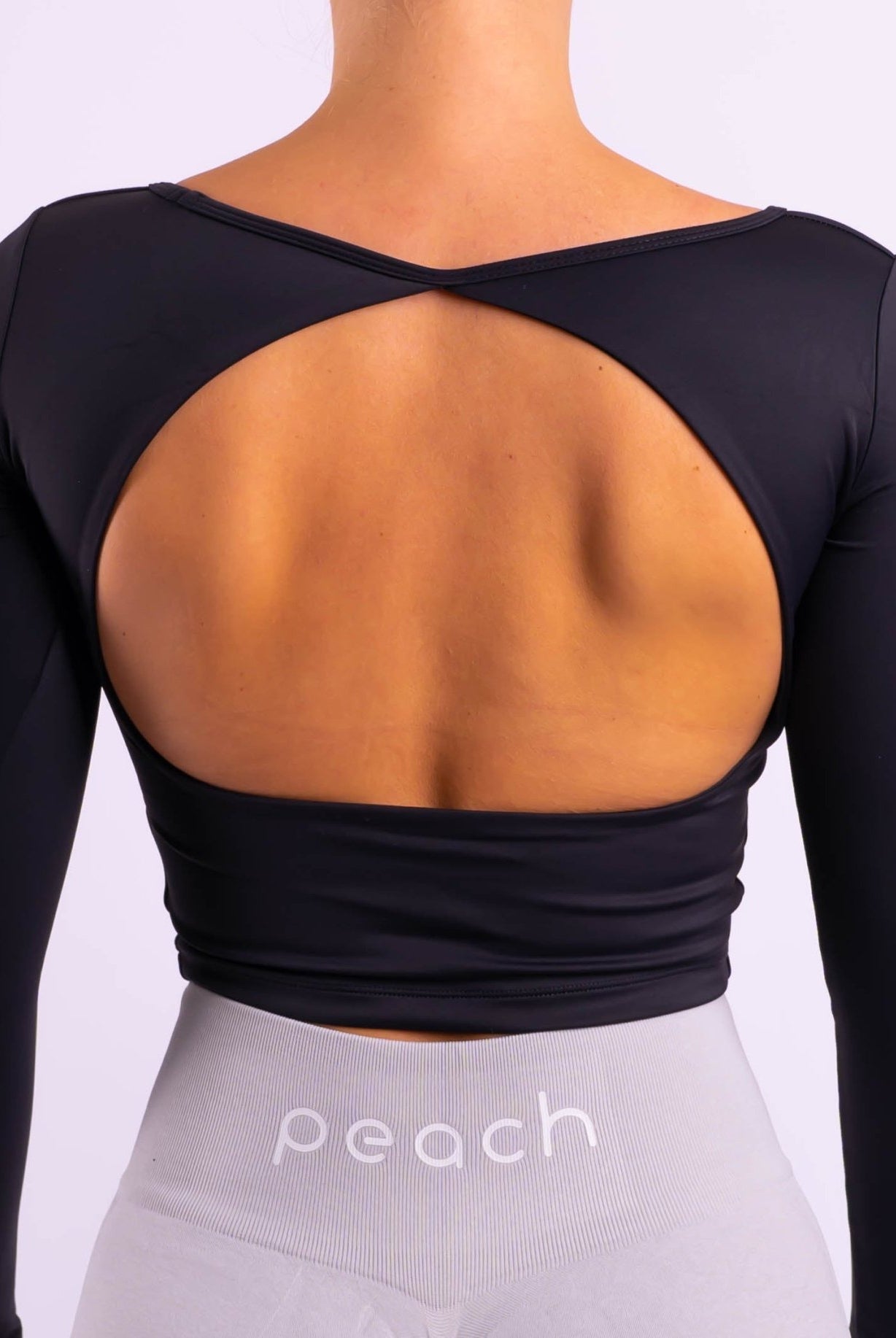 Black Halo Long Sleeve - Peach Tights -