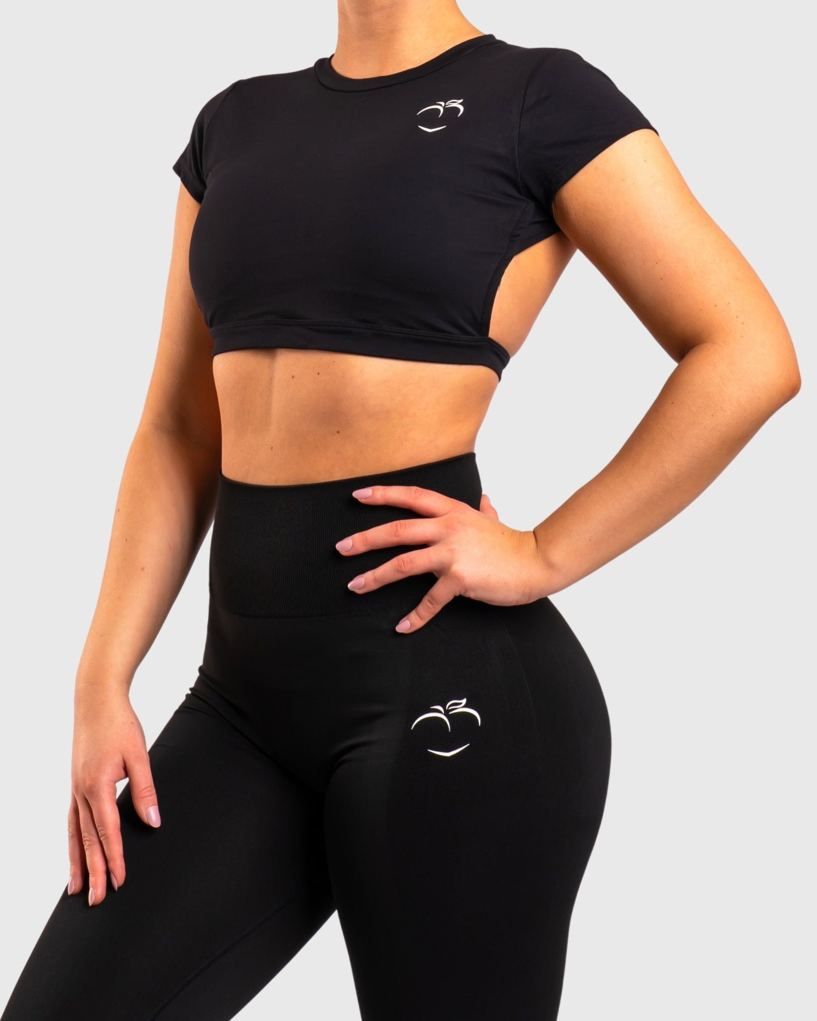 Black Zenith T-shirt - Peach Tights - T-shirt