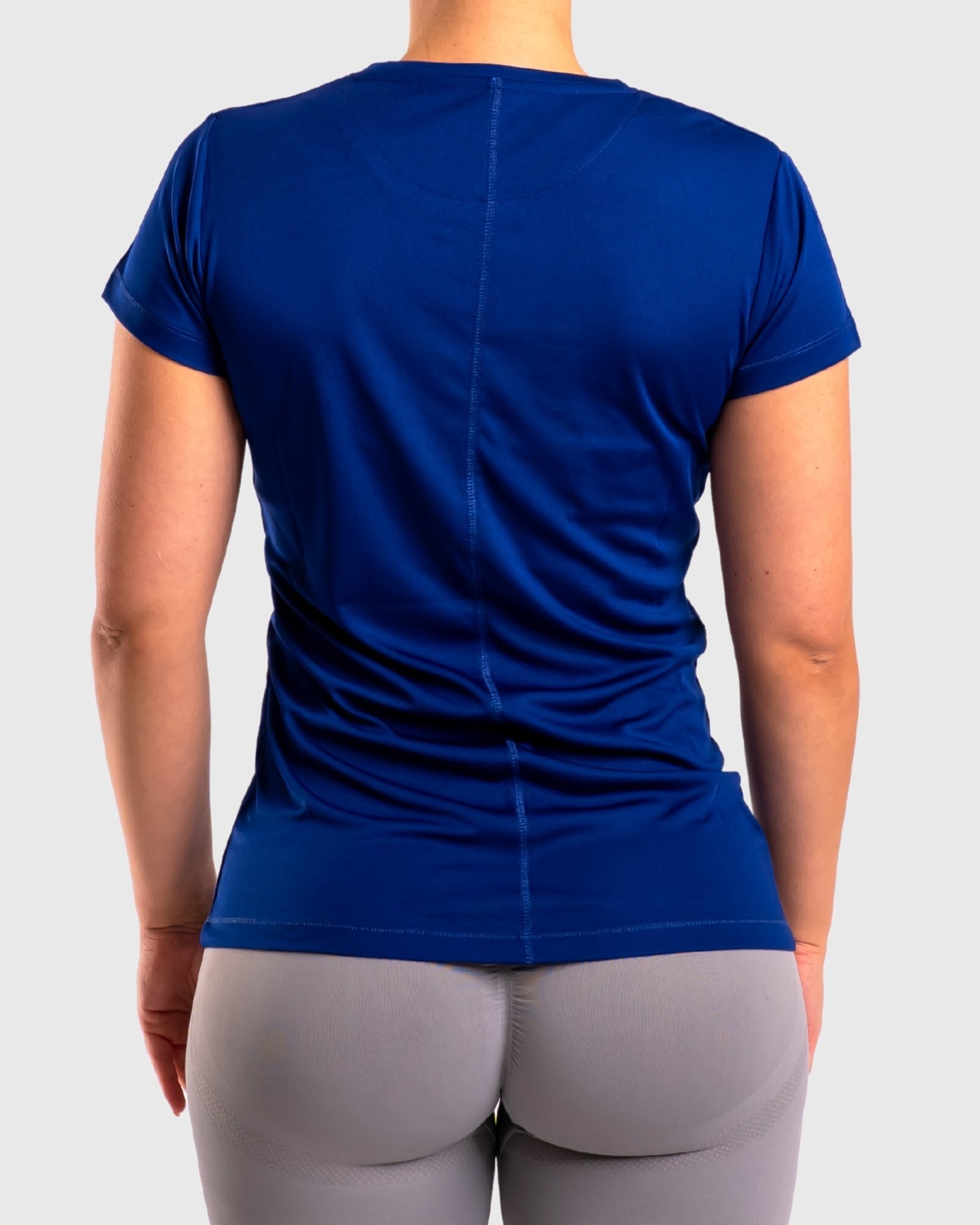 Blue Basic Training T-Shirt - Peach Tights -