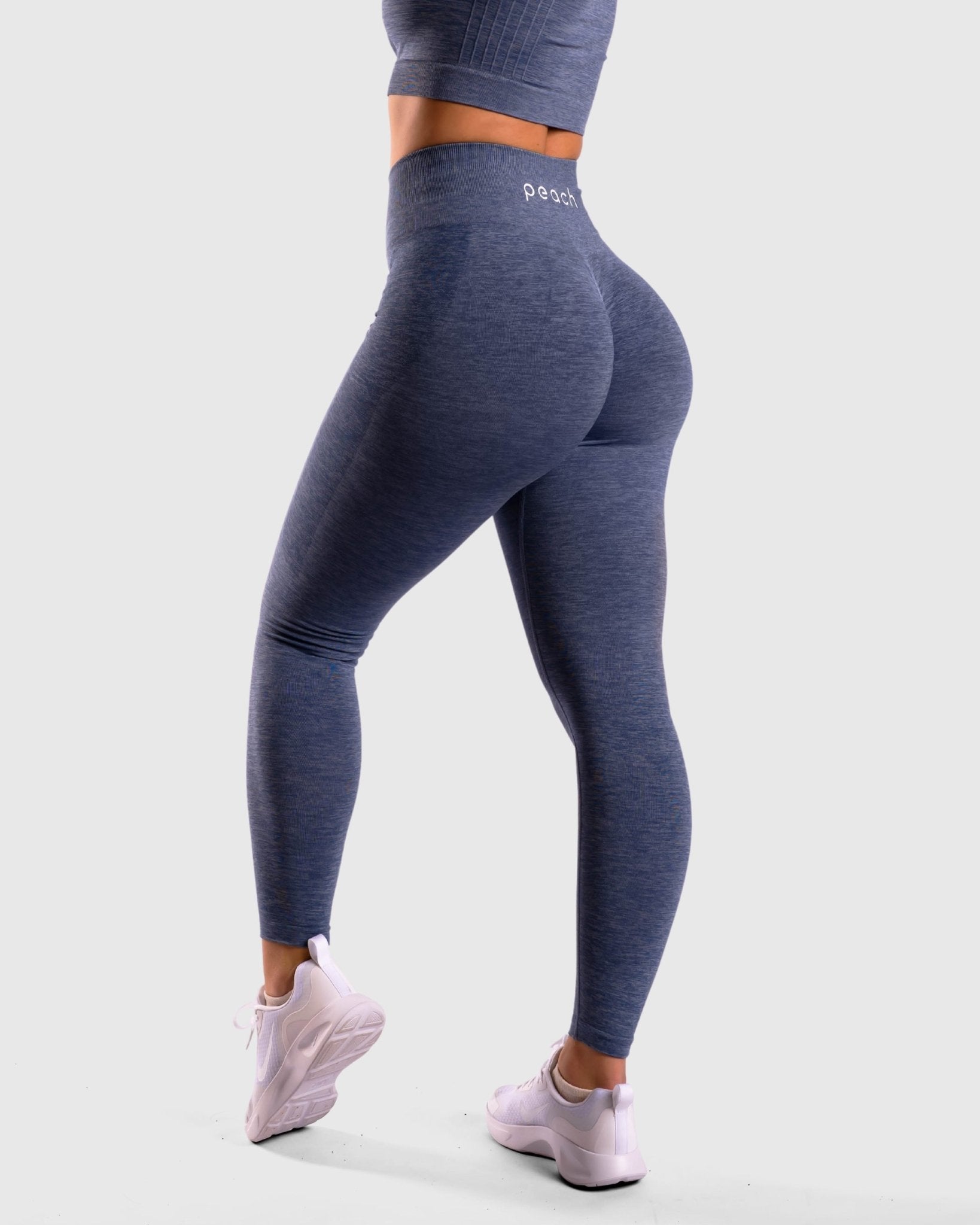 Blue Deluxe Mid Waist - Peach Tights -