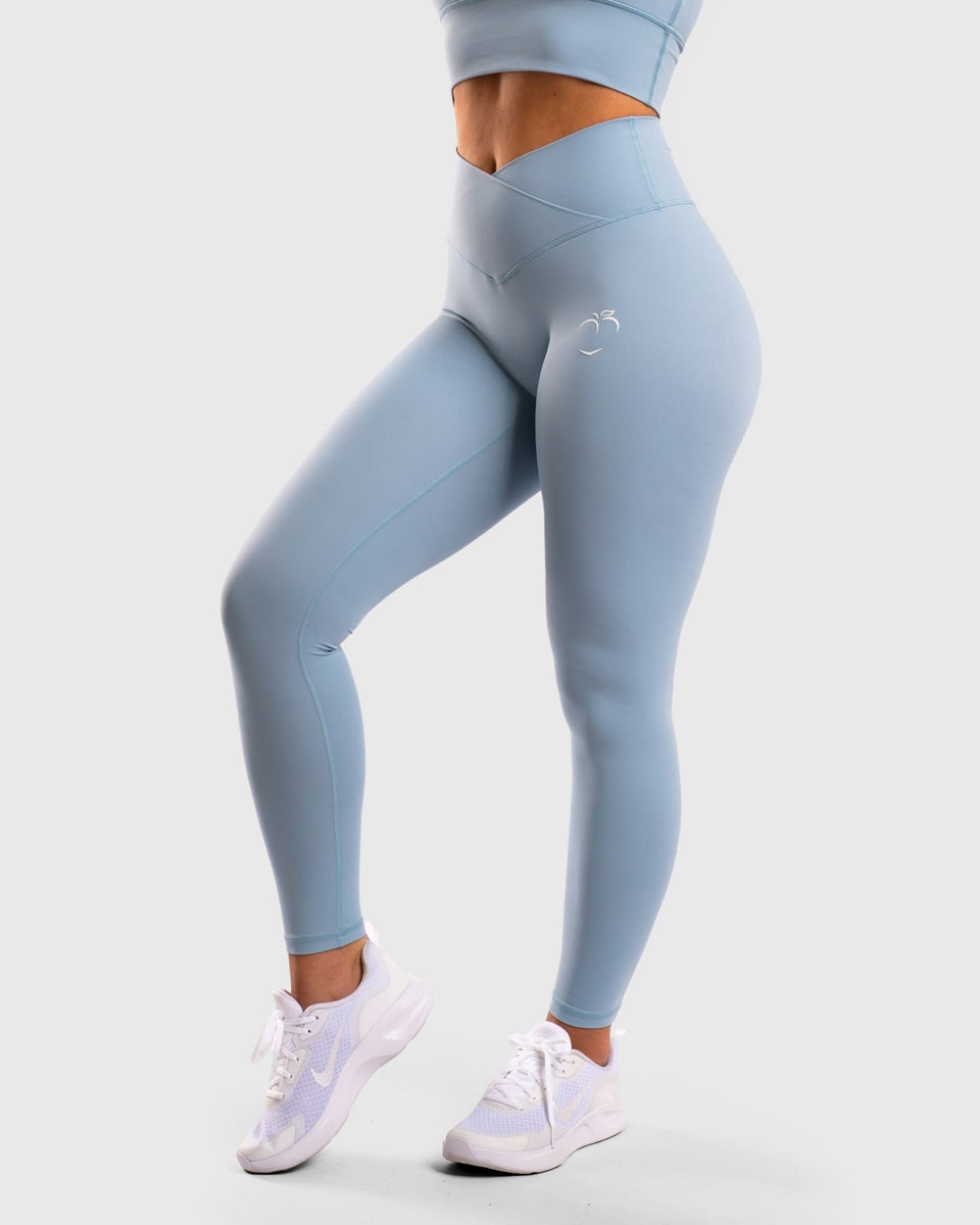 Light Blue V-waist Pure-Fit – Peach Tights