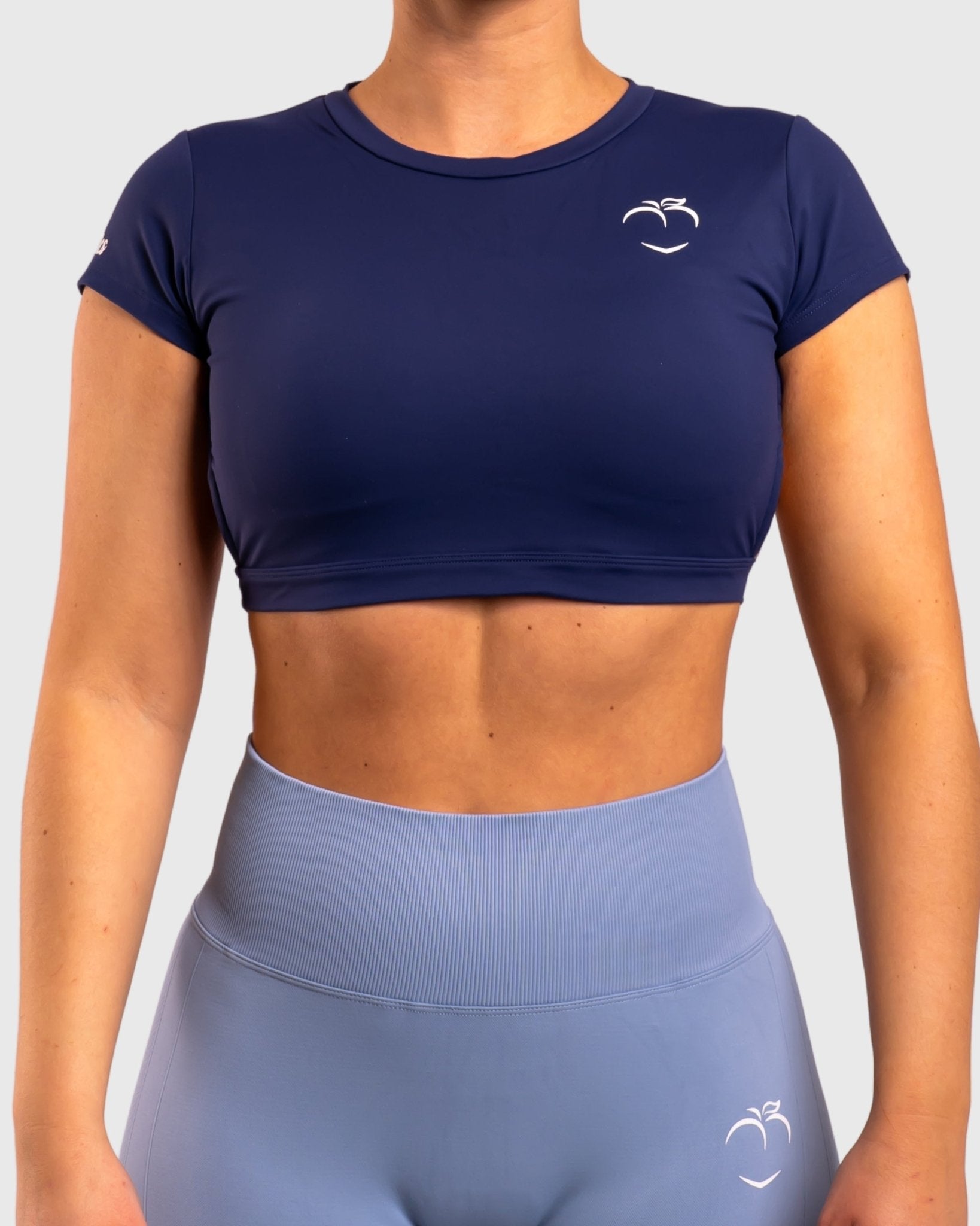 Navy Blue Zenith T-shirt - Peach Tights - T-shirt