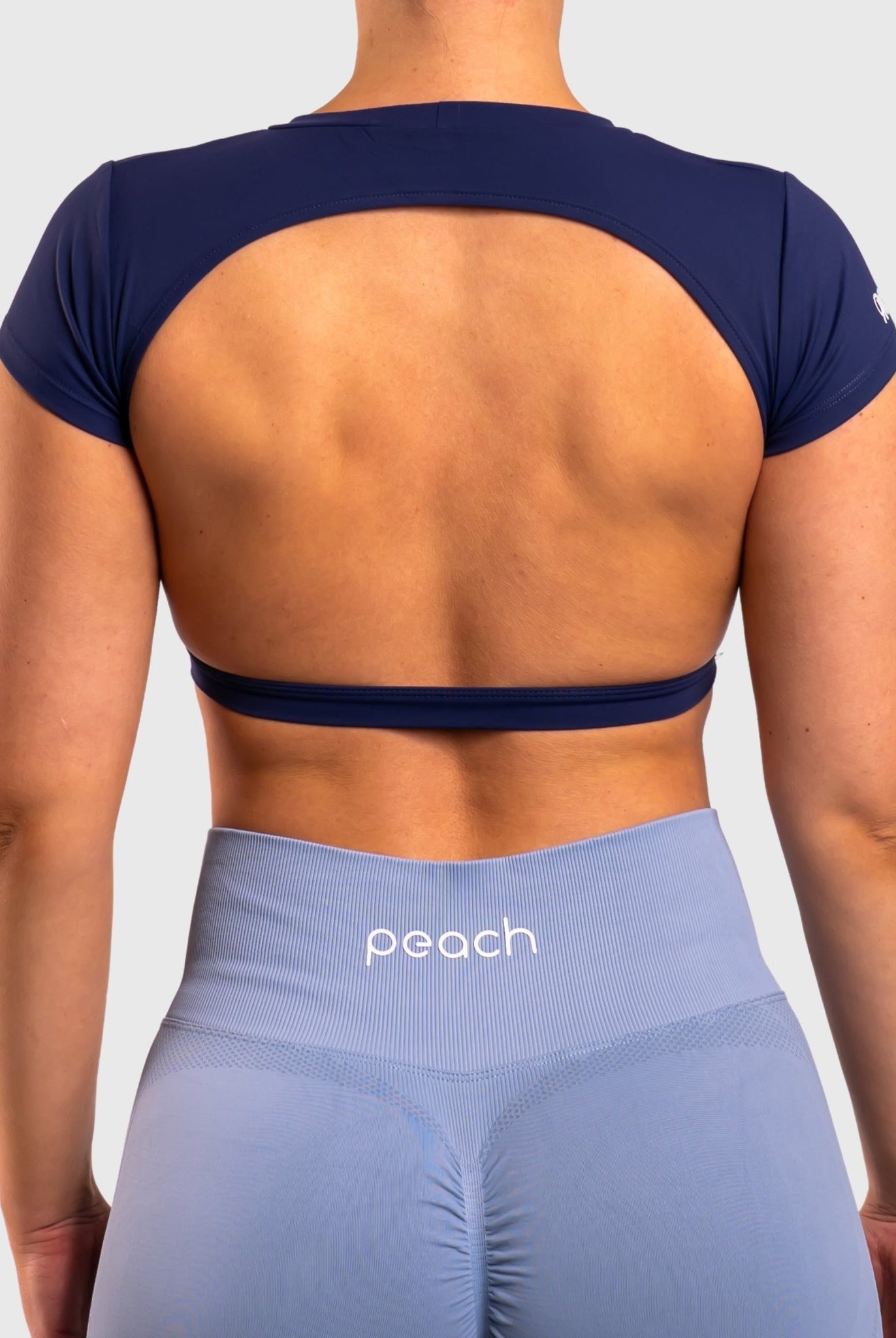 Navy Blue Zenith T-shirt - Peach Tights - T-shirt