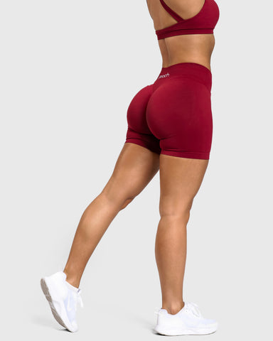 Wine Red Essence Shorts