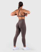 Ash Brown Vivid Tights - Peach Tights - Tights