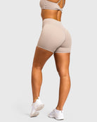 Beige Velocity Shorts - Peach Tights - Shorts