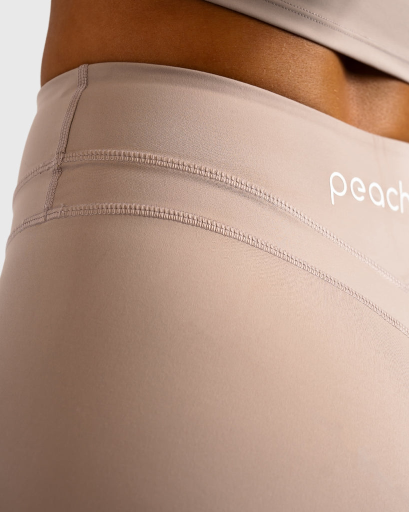 Beige Velocity Shorts - Peach Tights - Shorts