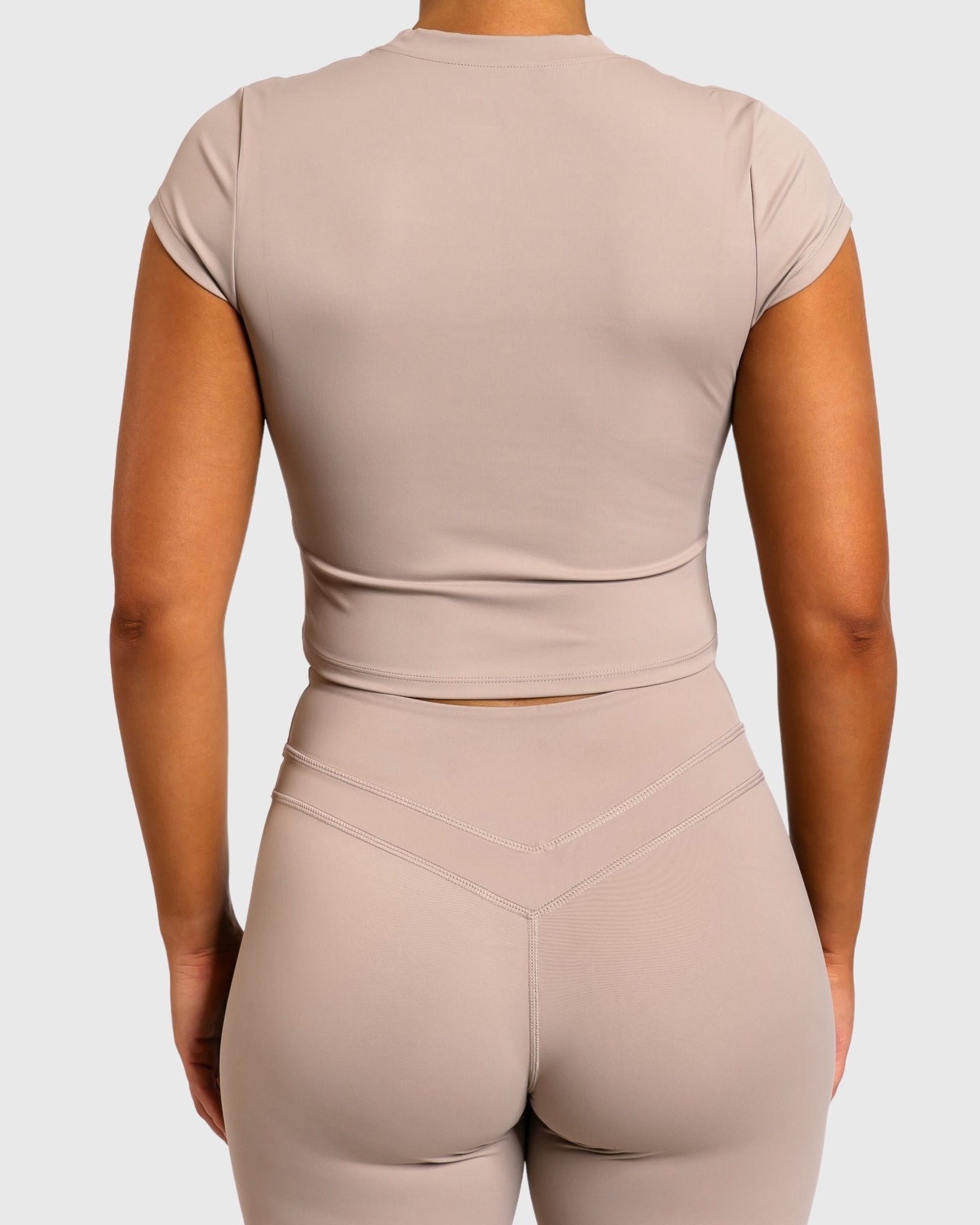 Beige Velocity T-shirt - Peach Tights - T-shirt