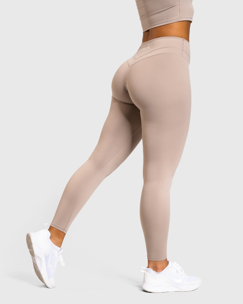 Beige Velocity Tights - Peach Tights - Tights