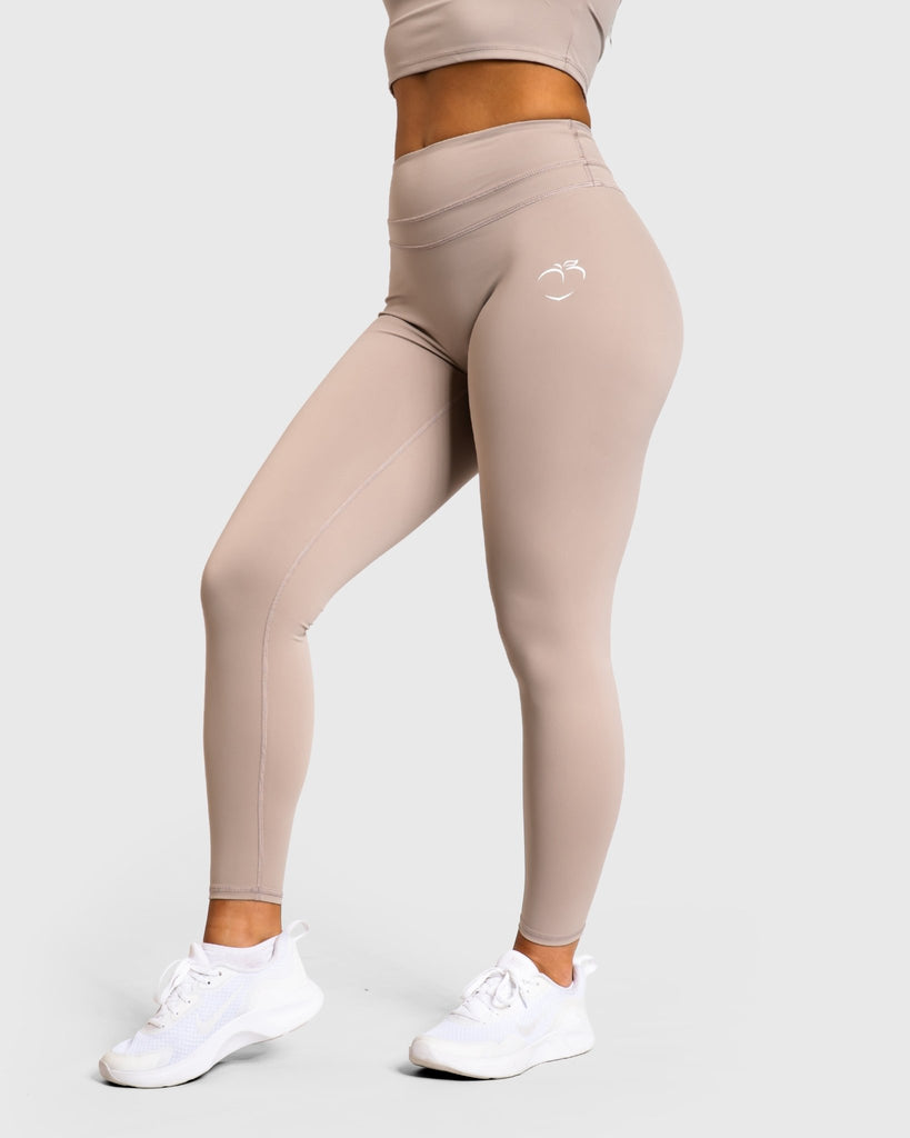 Beige Velocity Tights - Peach Tights - Tights